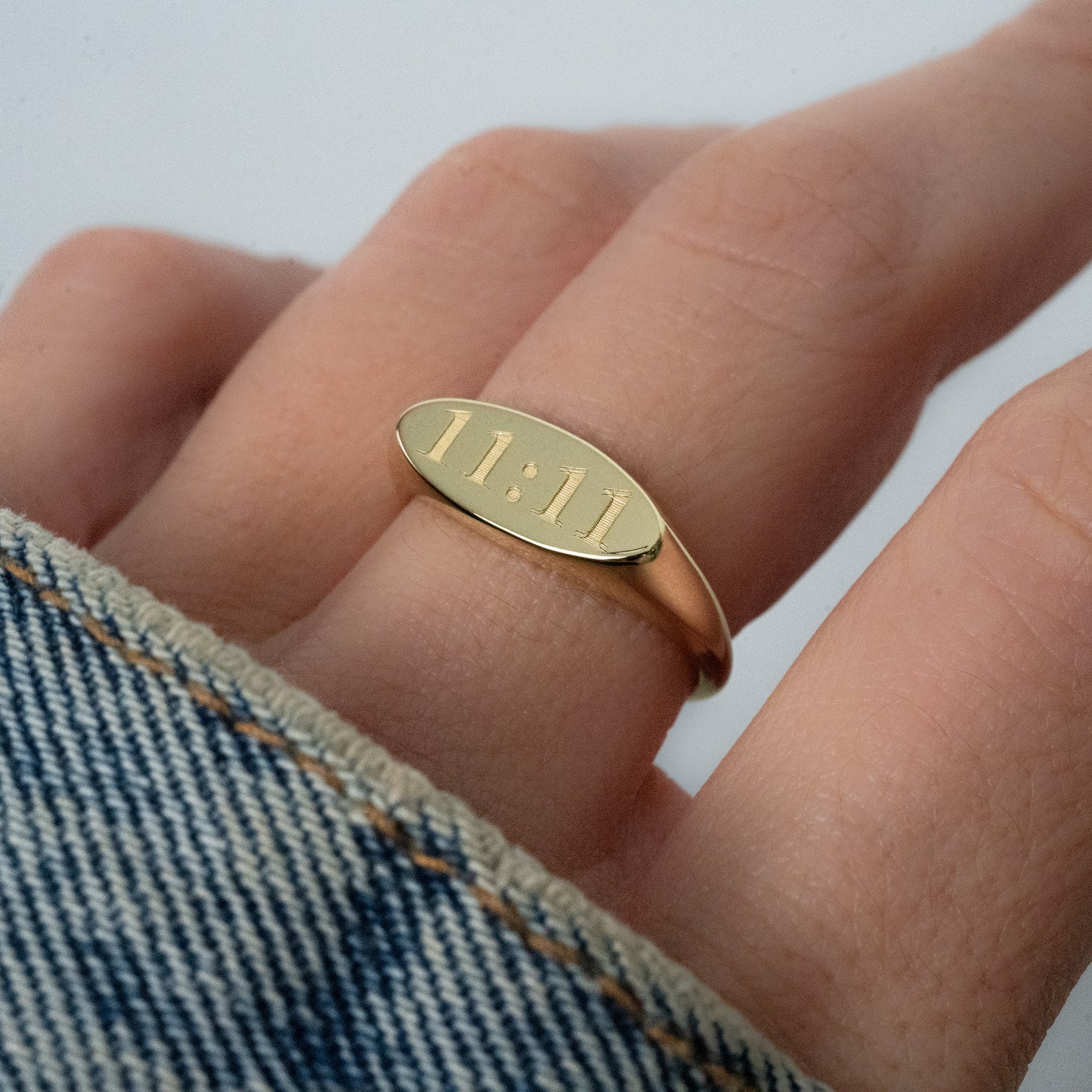 11:11 Signet Ring