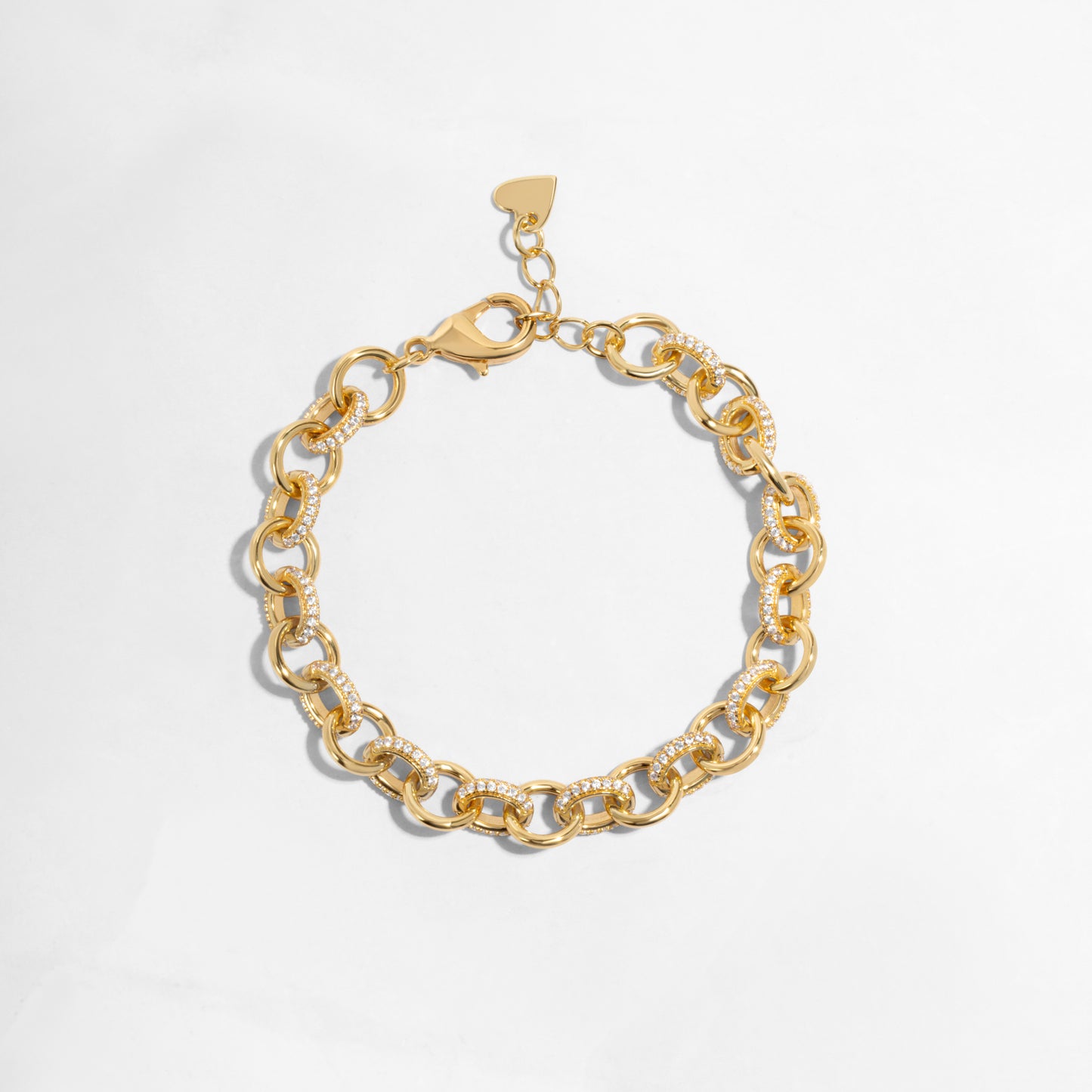 sami jewels round chain link bracelet