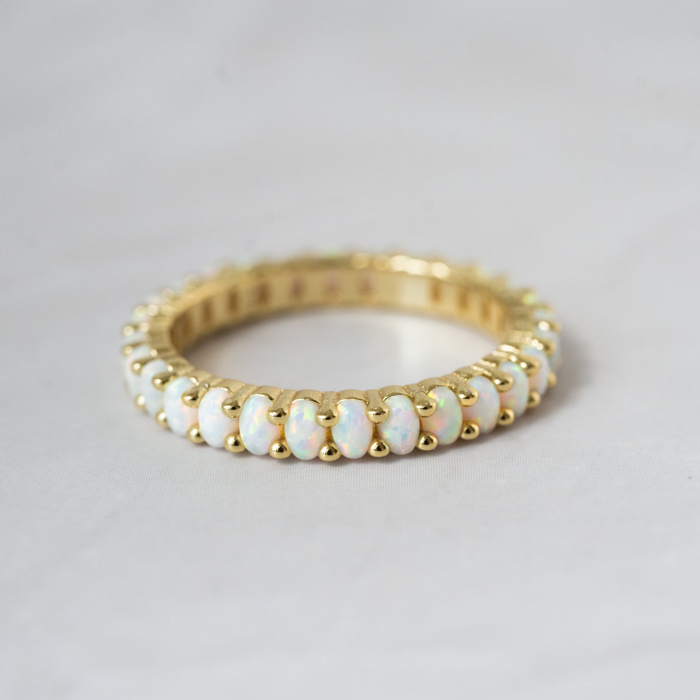 Opal Eternity Ring