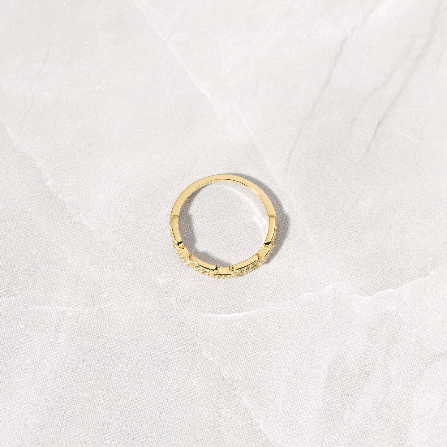 Pavé Link Ring