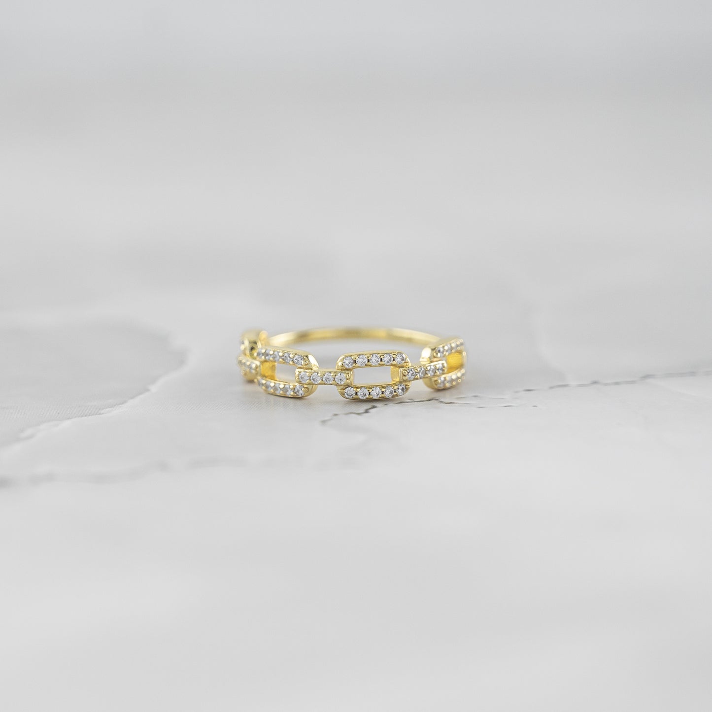 Pavé Link Ring