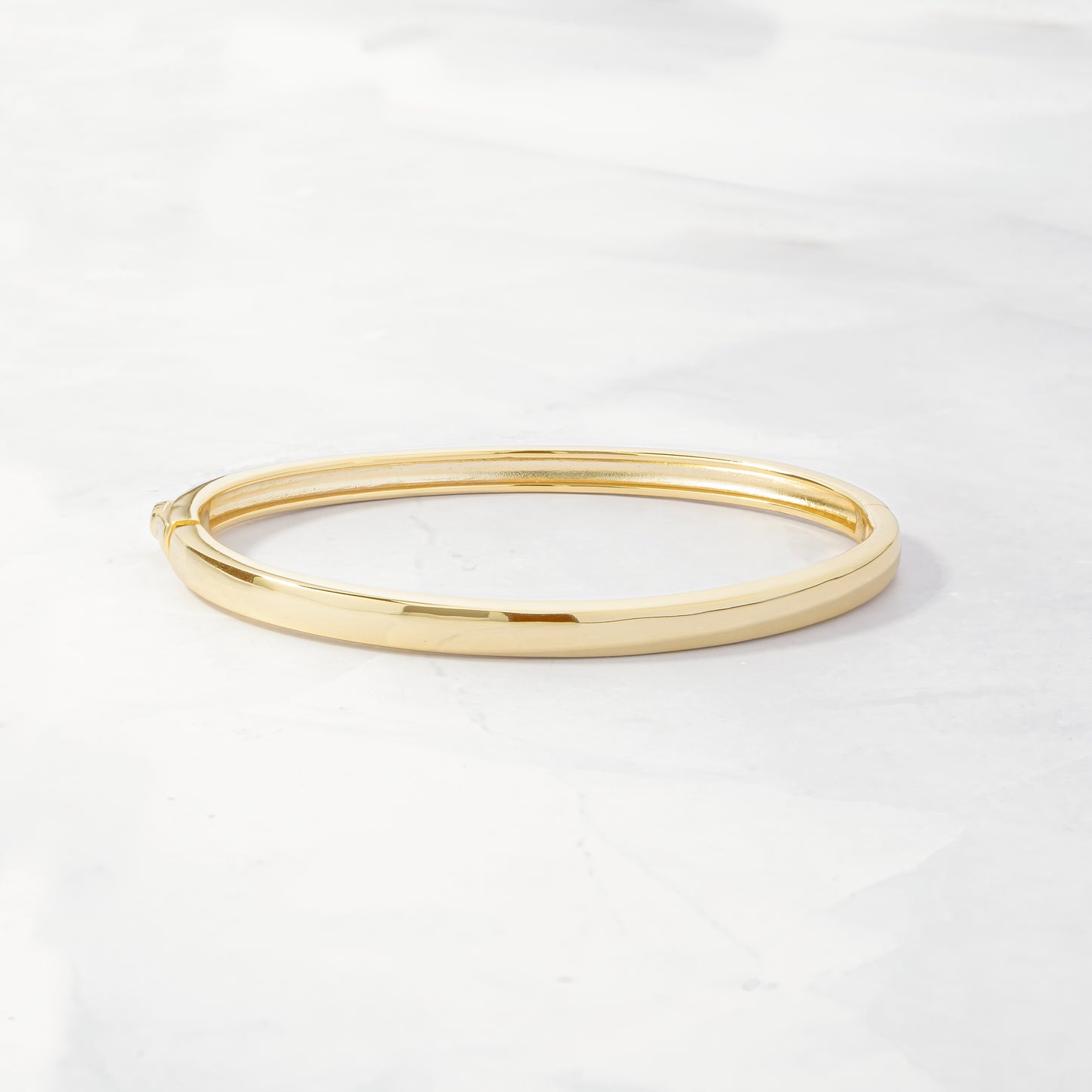 solid gold bangle