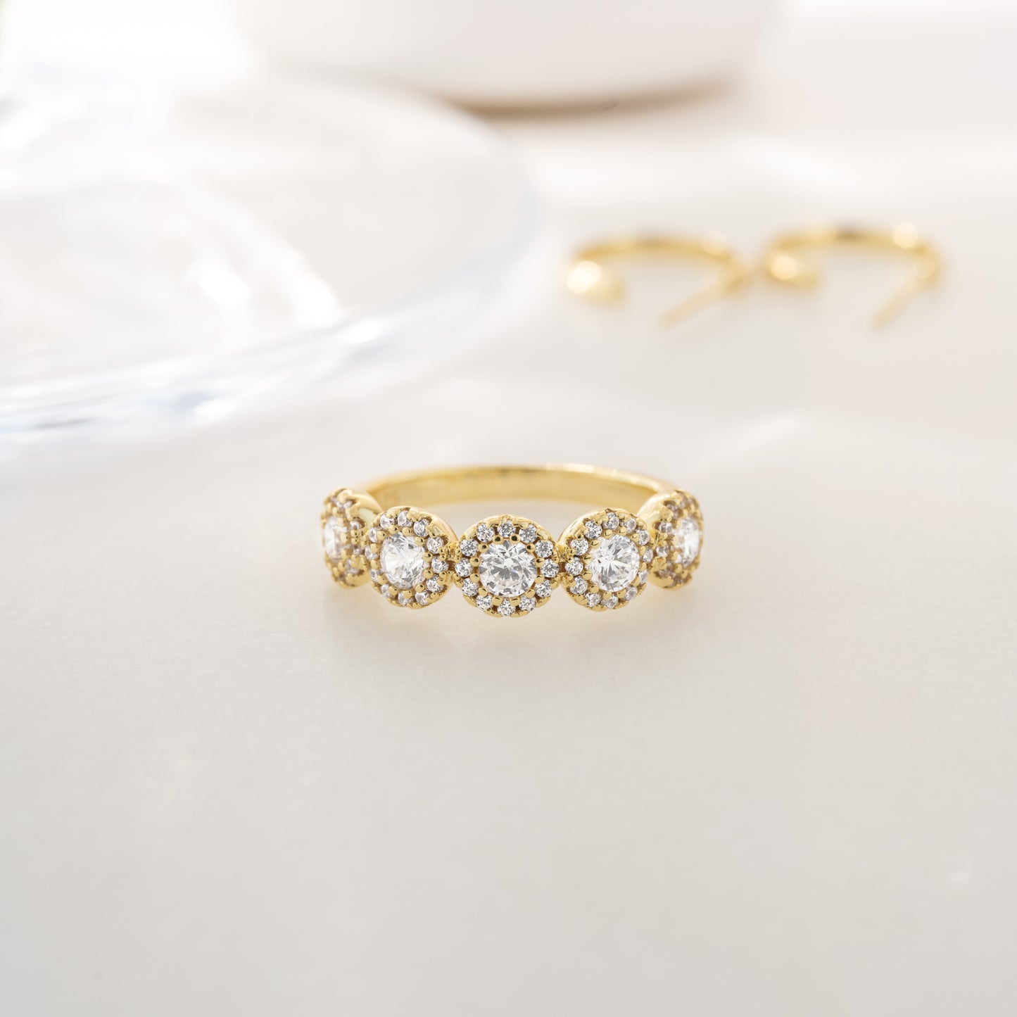stacking ring in gold