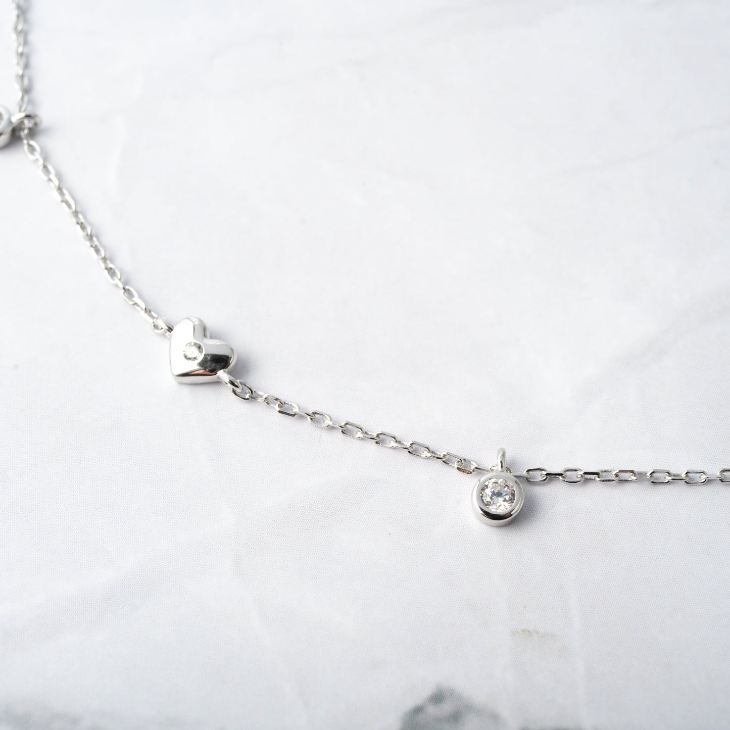 Heart Charm Anklet