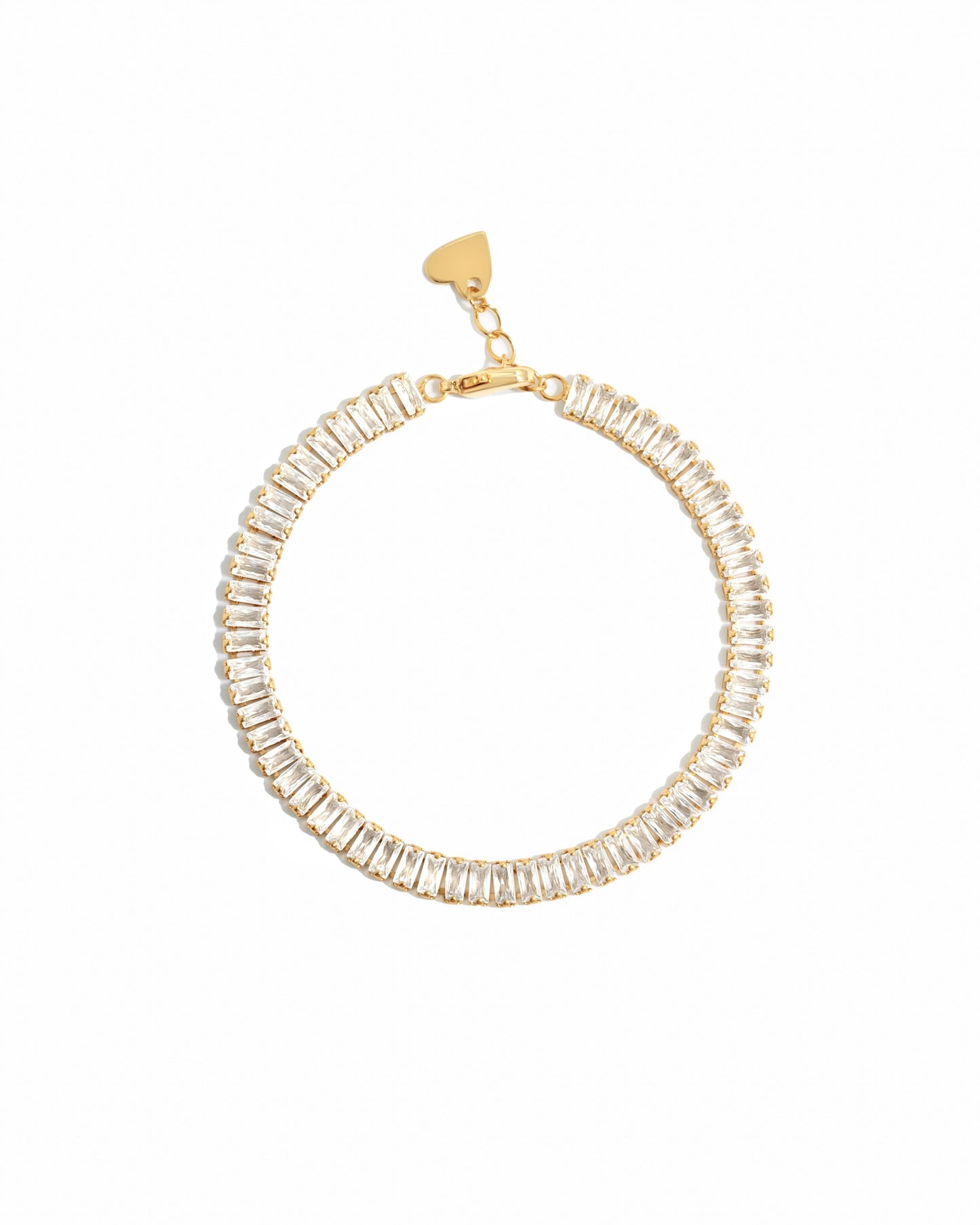 baguette bracelet in gold