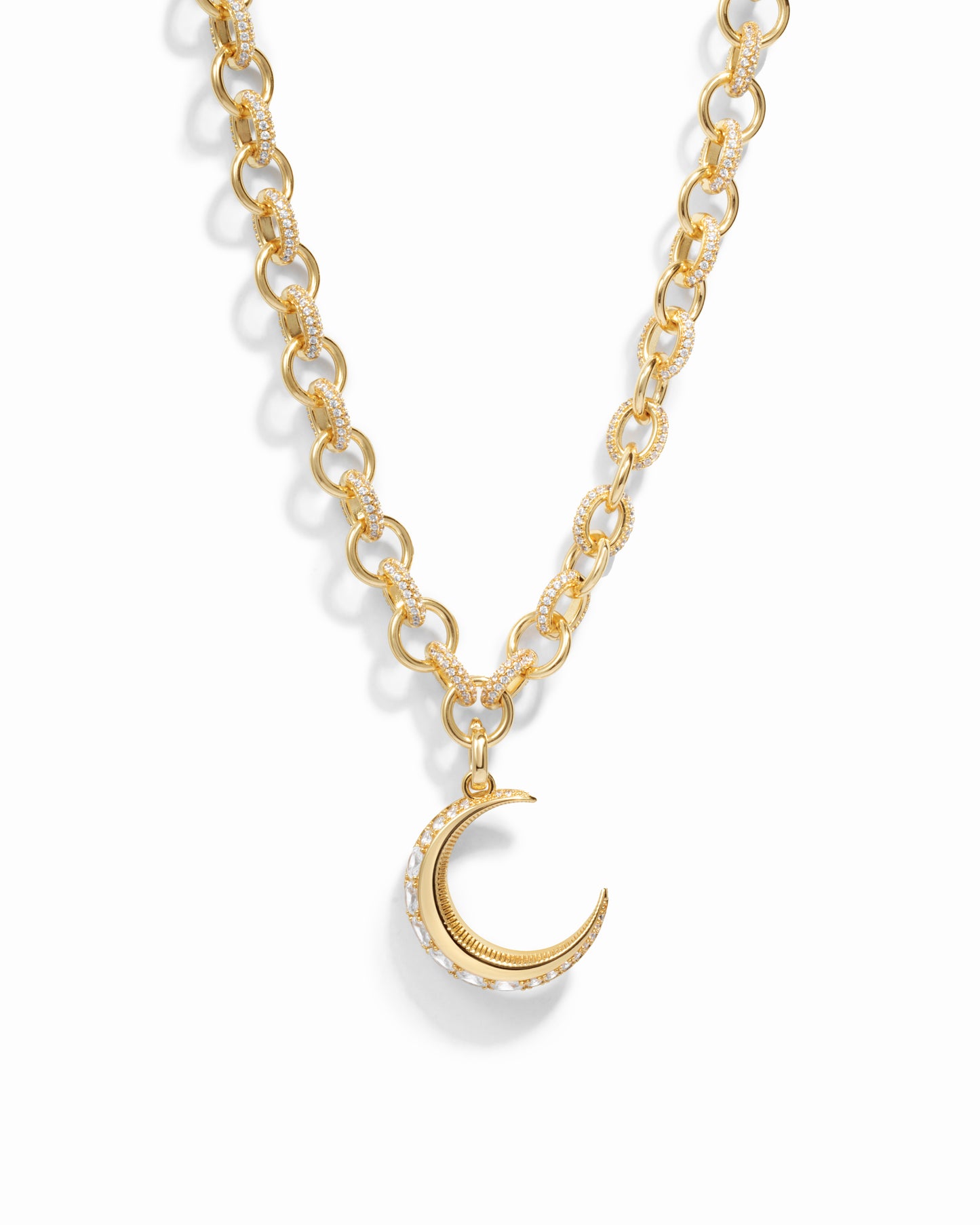 Moon Statement Necklace