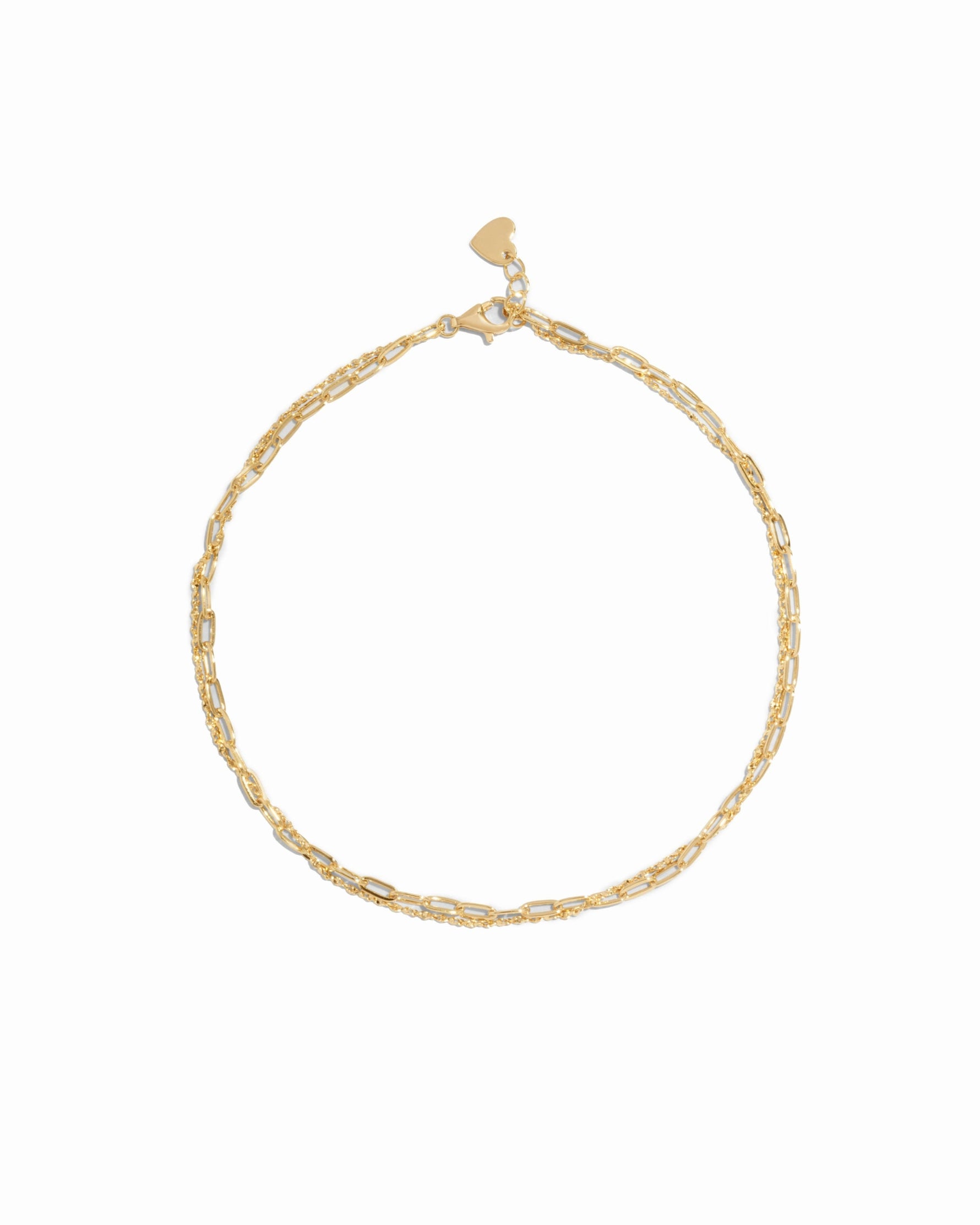 gold chain anklet set
