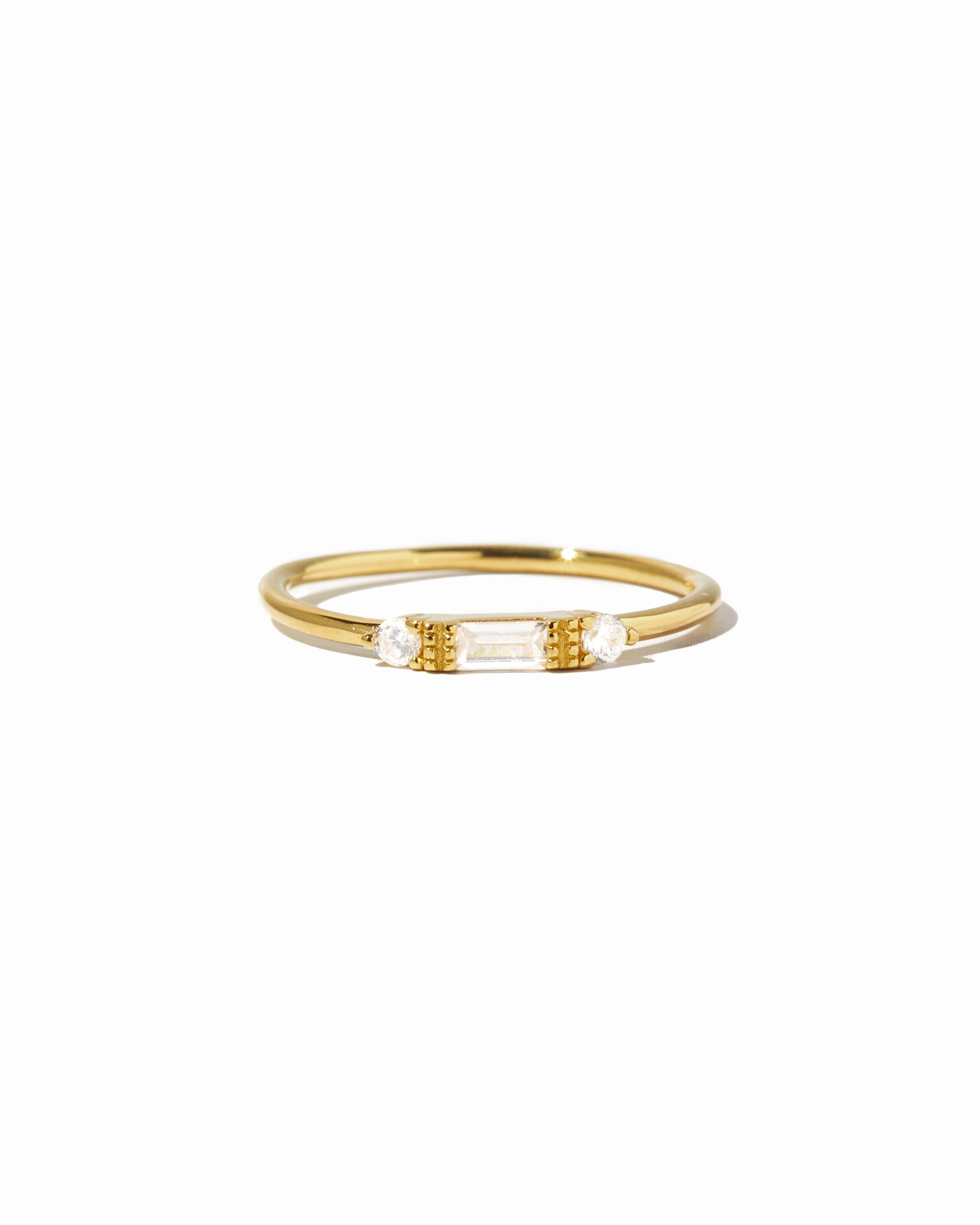Dainty Baguette Ring