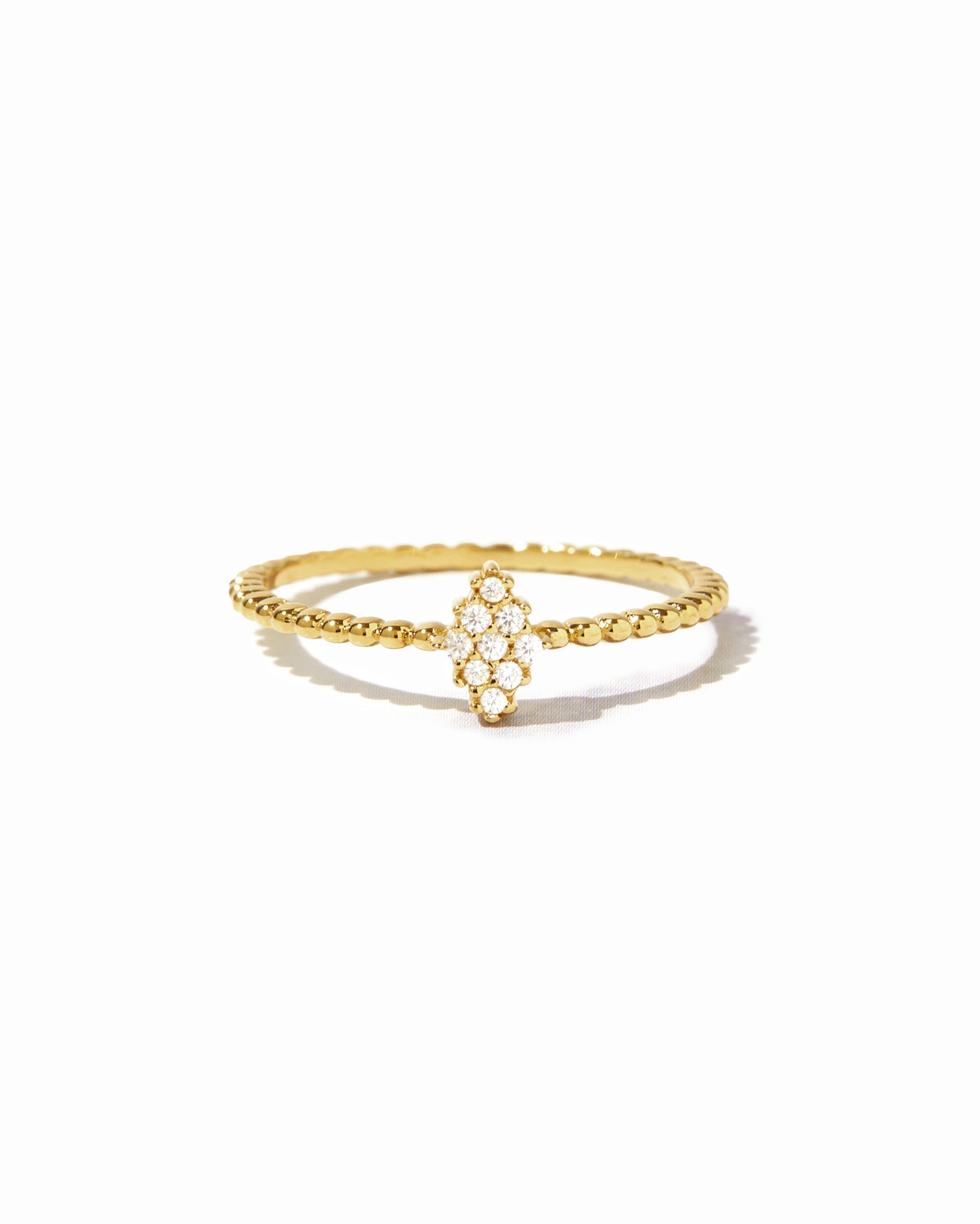 gold stacking diamond ring