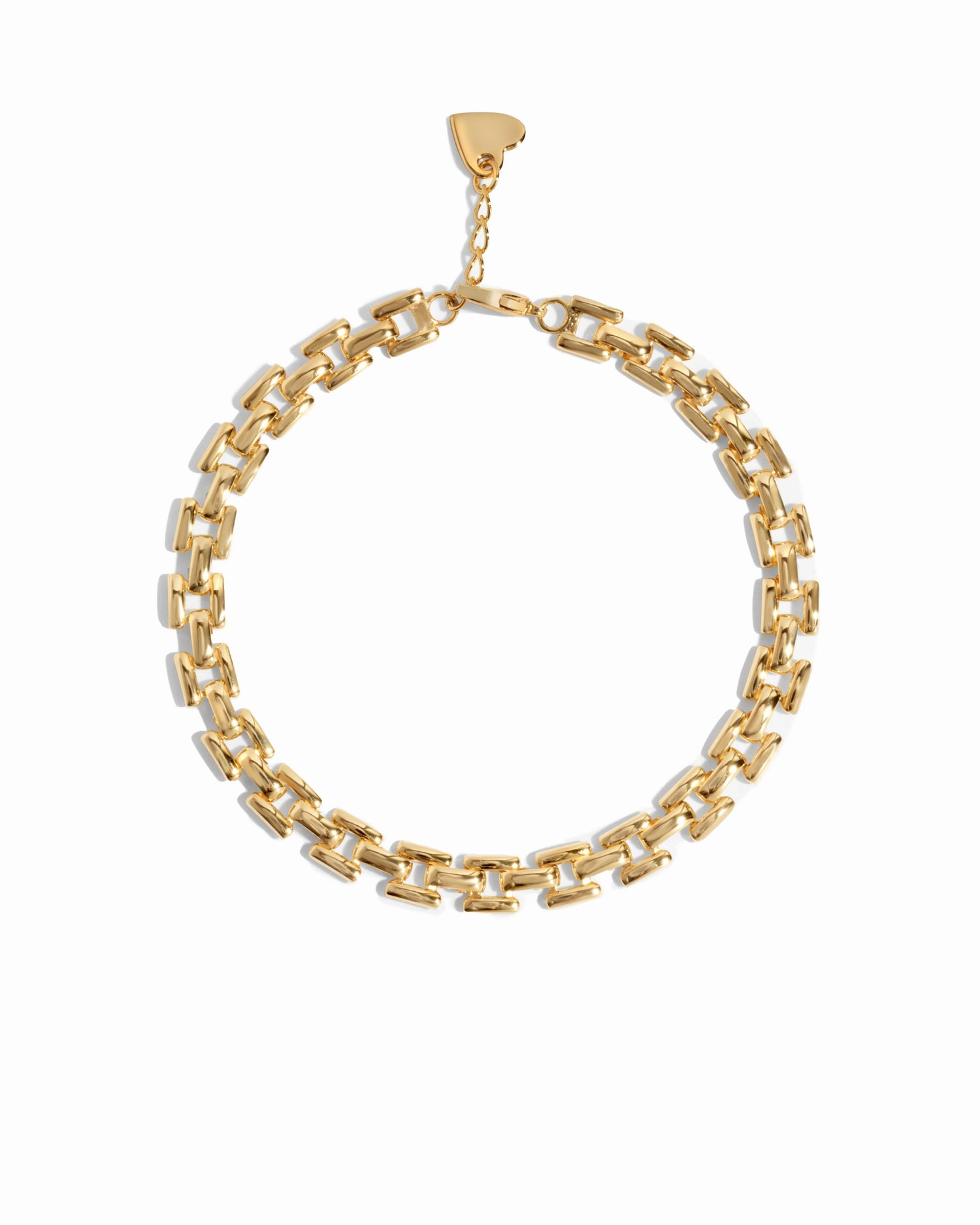 gold chain link bracelet