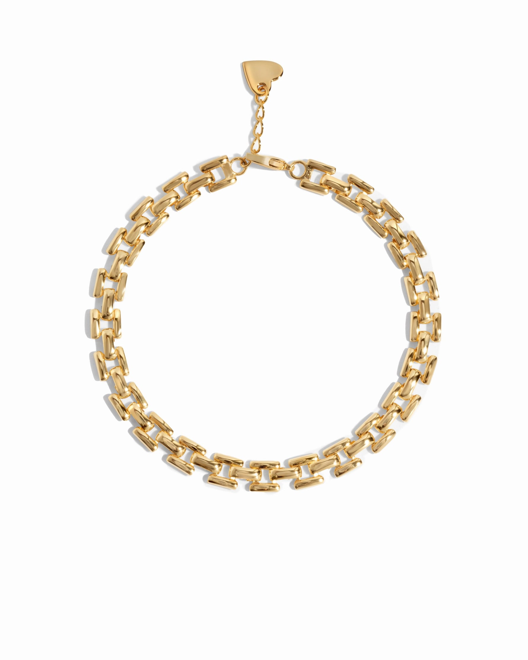 gold chain link bracelet