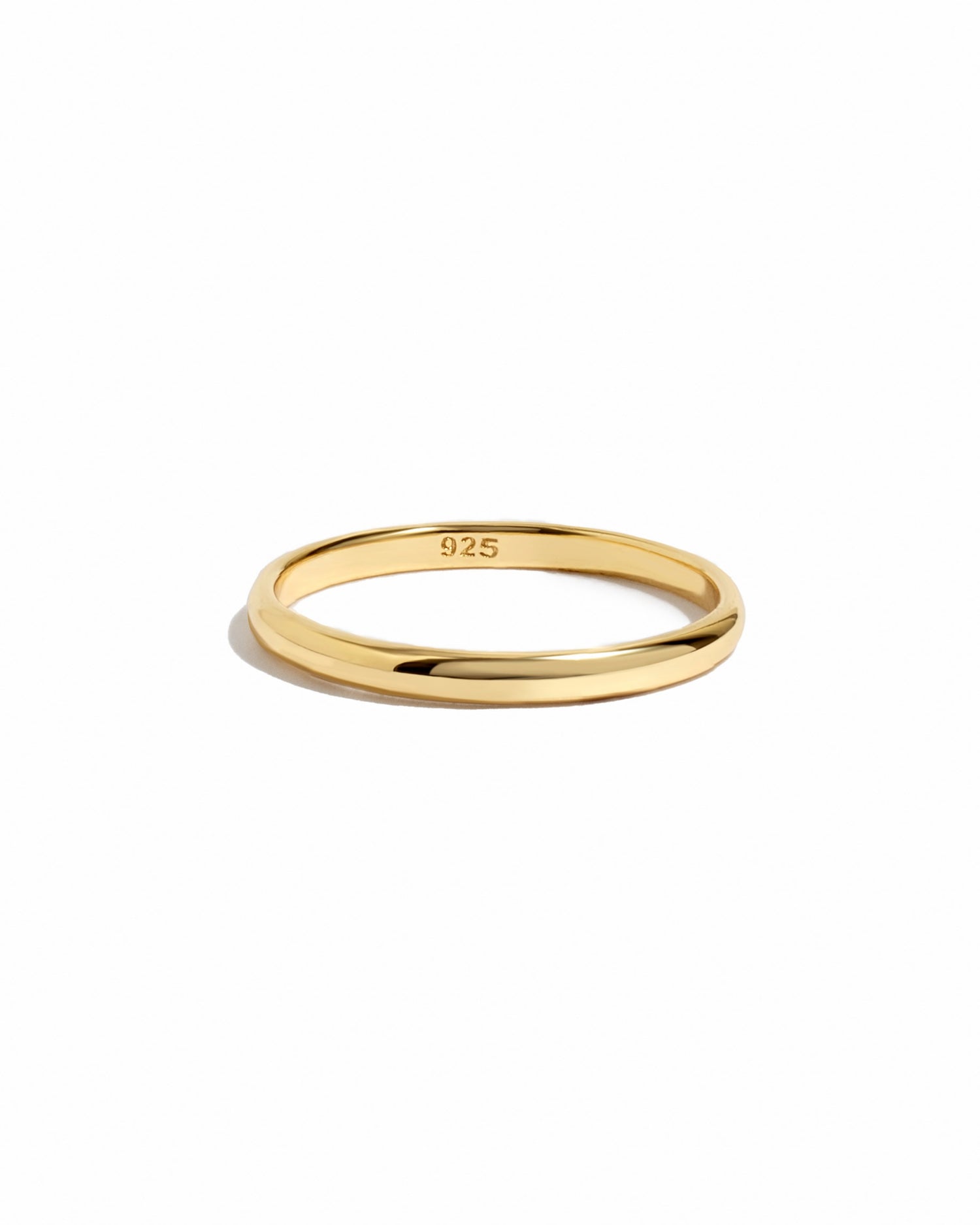 Gold  stacking ring