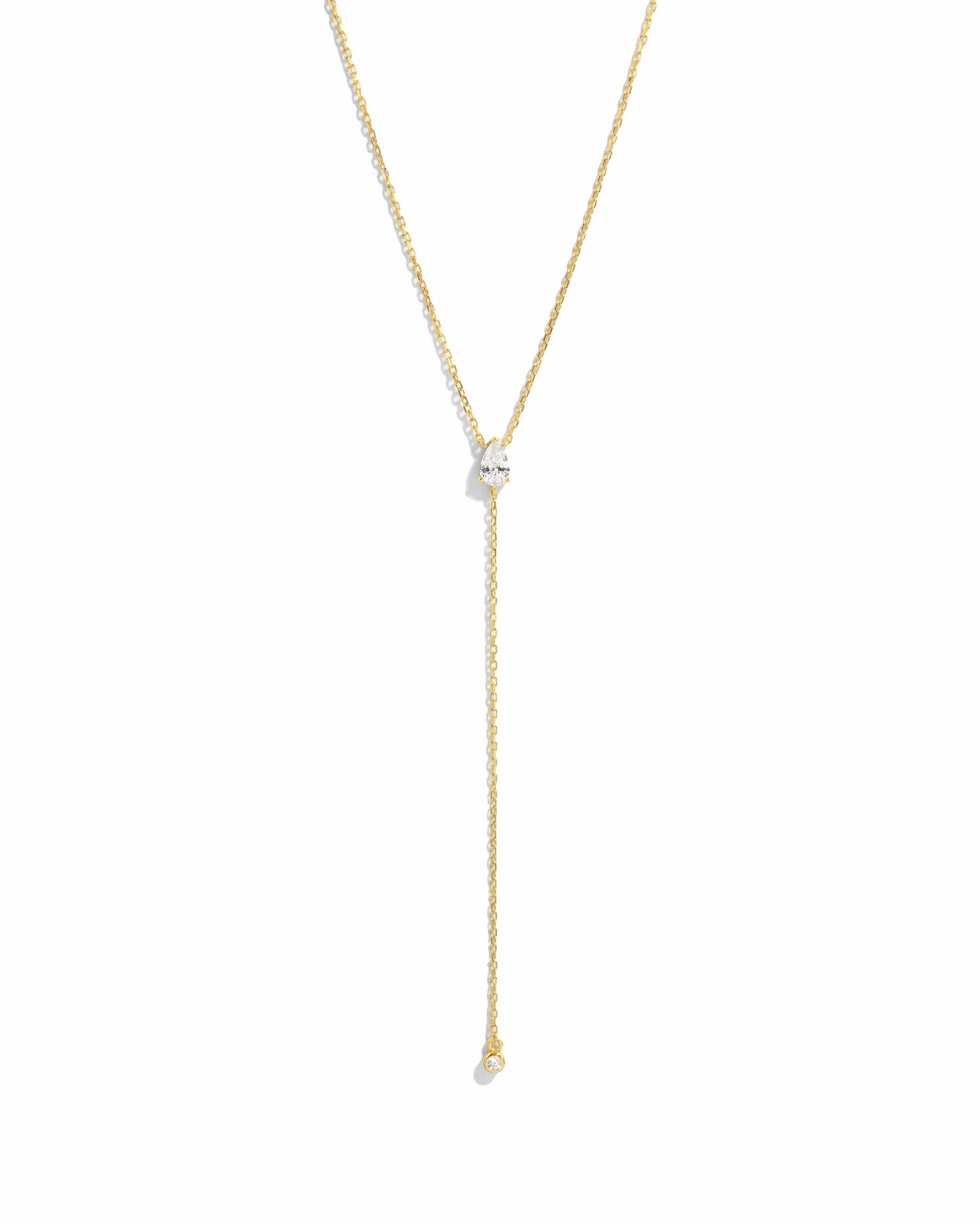Pearl Lariat Pendant Necklace