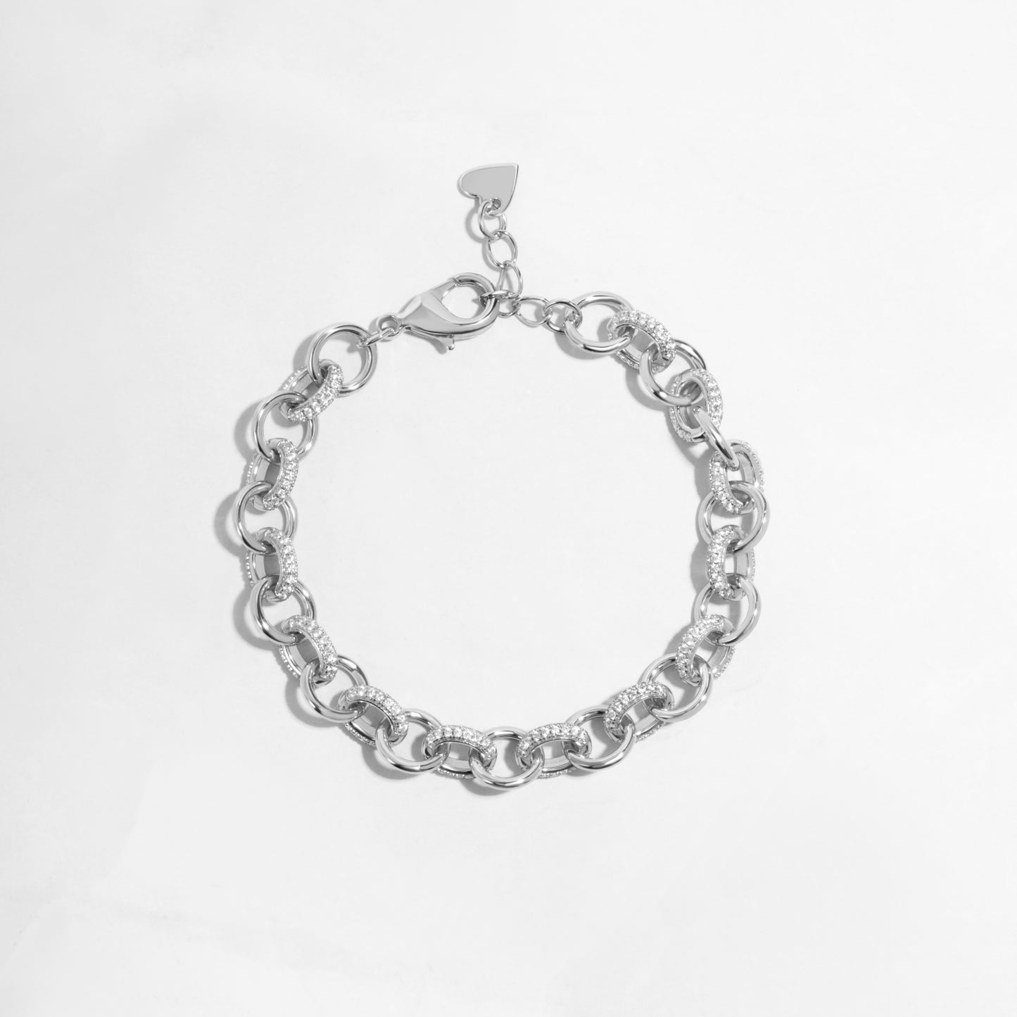 Image of silver sami jewels chunky bracelet