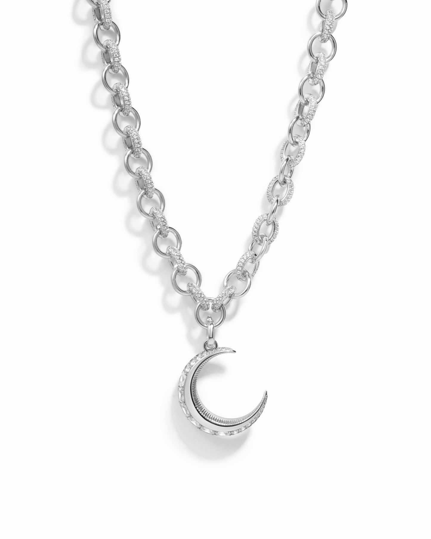 Moon Statement Necklace