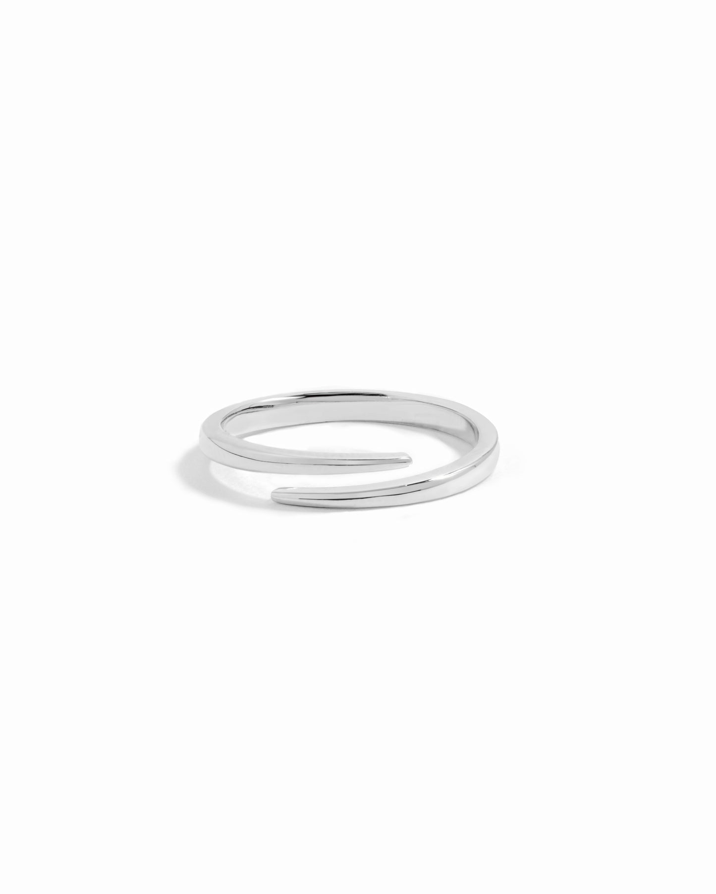 sterling silver ring spiral design