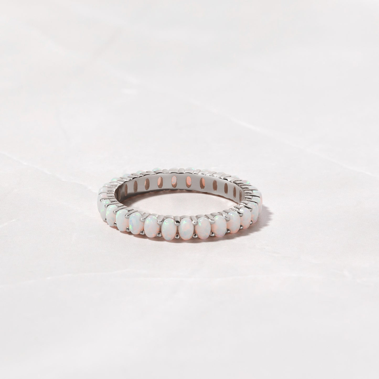 Opal Eternity Ring