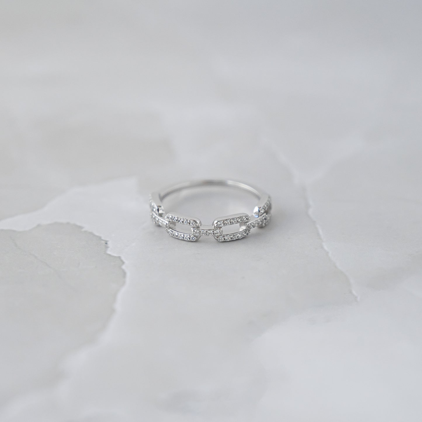 Pavé Link Ring