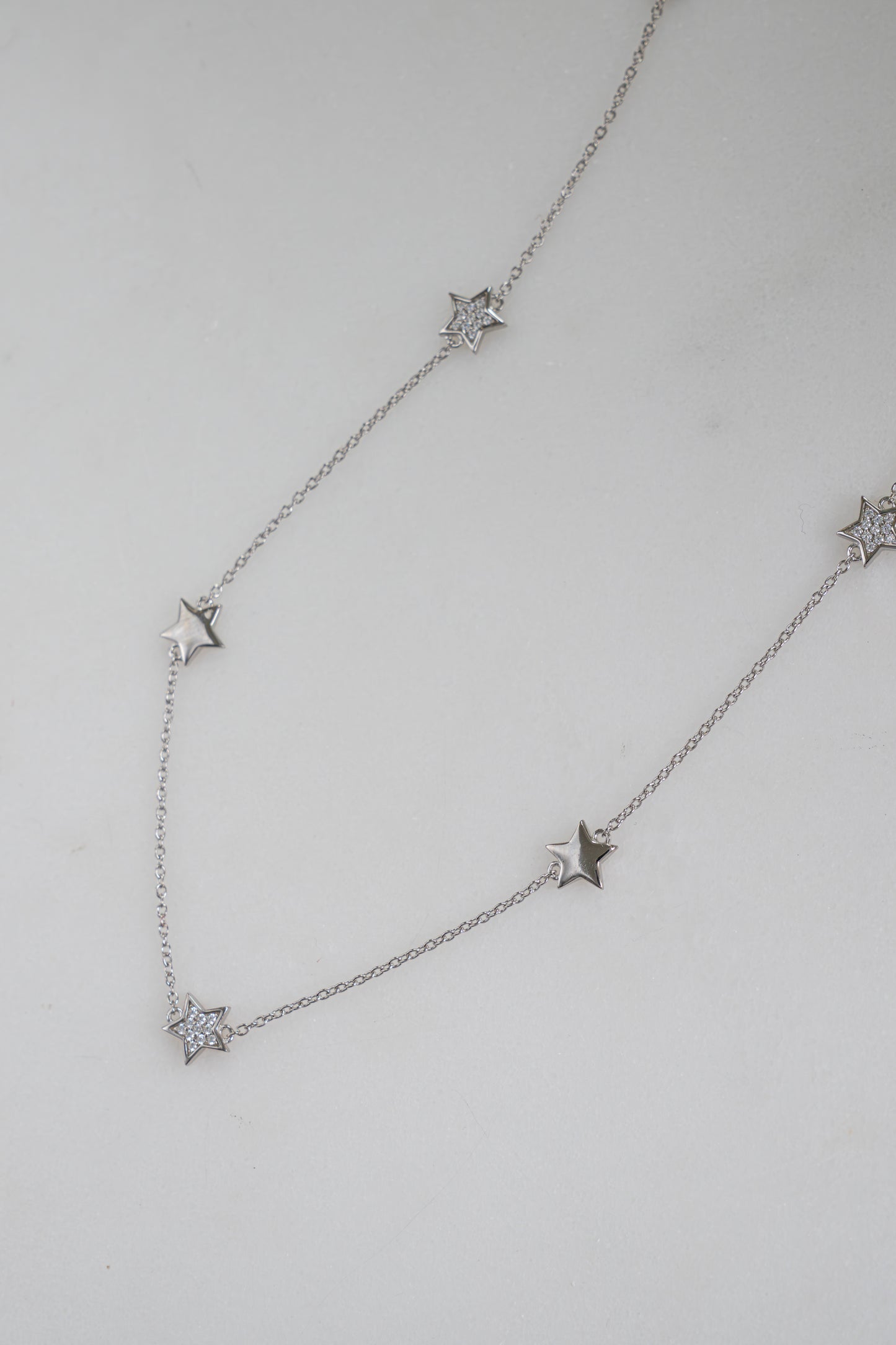 CZ Star Collar Necklace