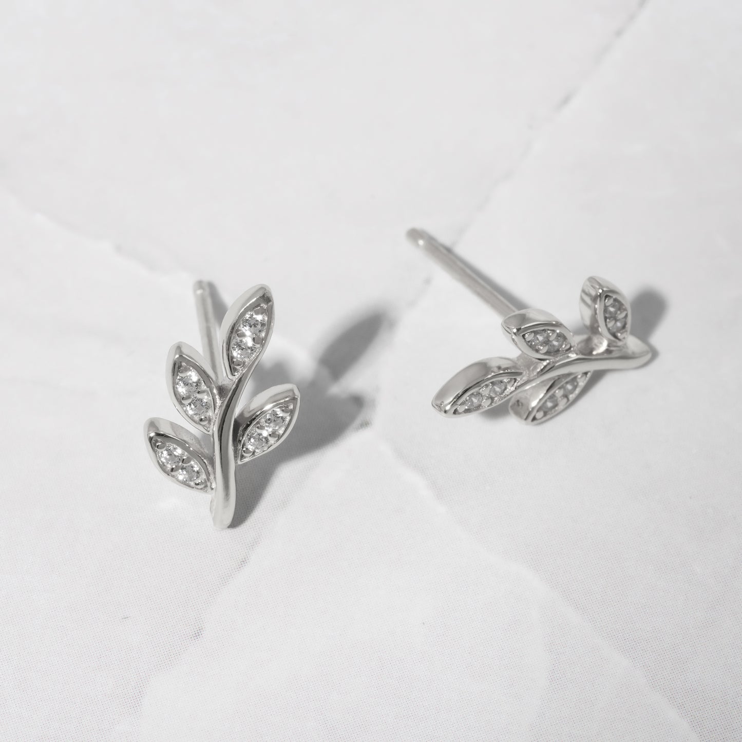Leaf Ear Climber Earrings