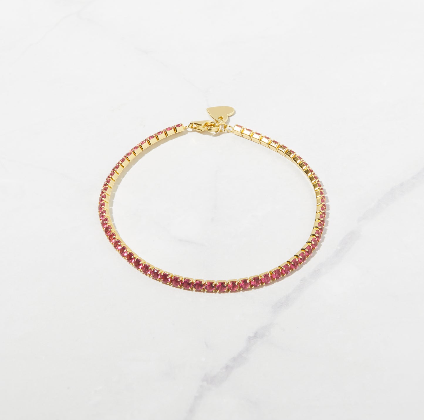Ruby Tennis Bracelet