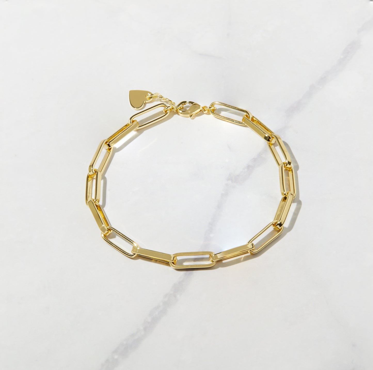 Rectangular Paperclip Bracelet