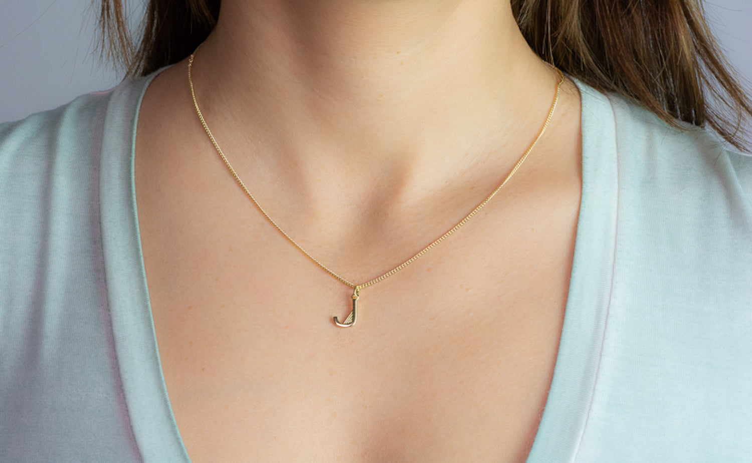 Plain Initial Necklaces