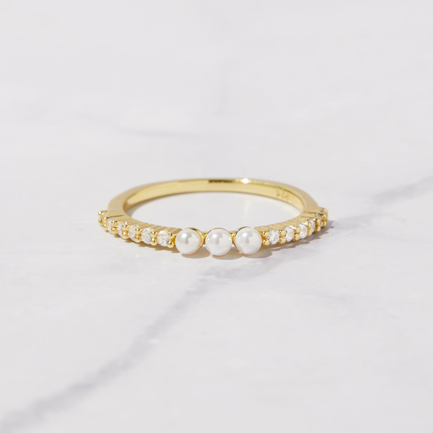 Three Pearl Ring