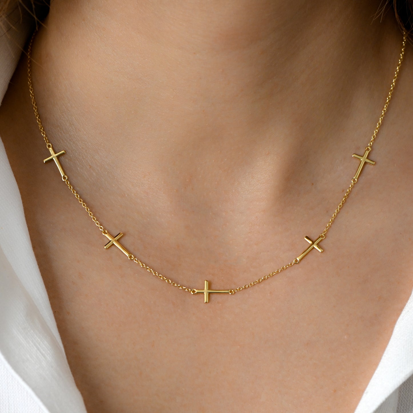 Multi-Cross Necklace