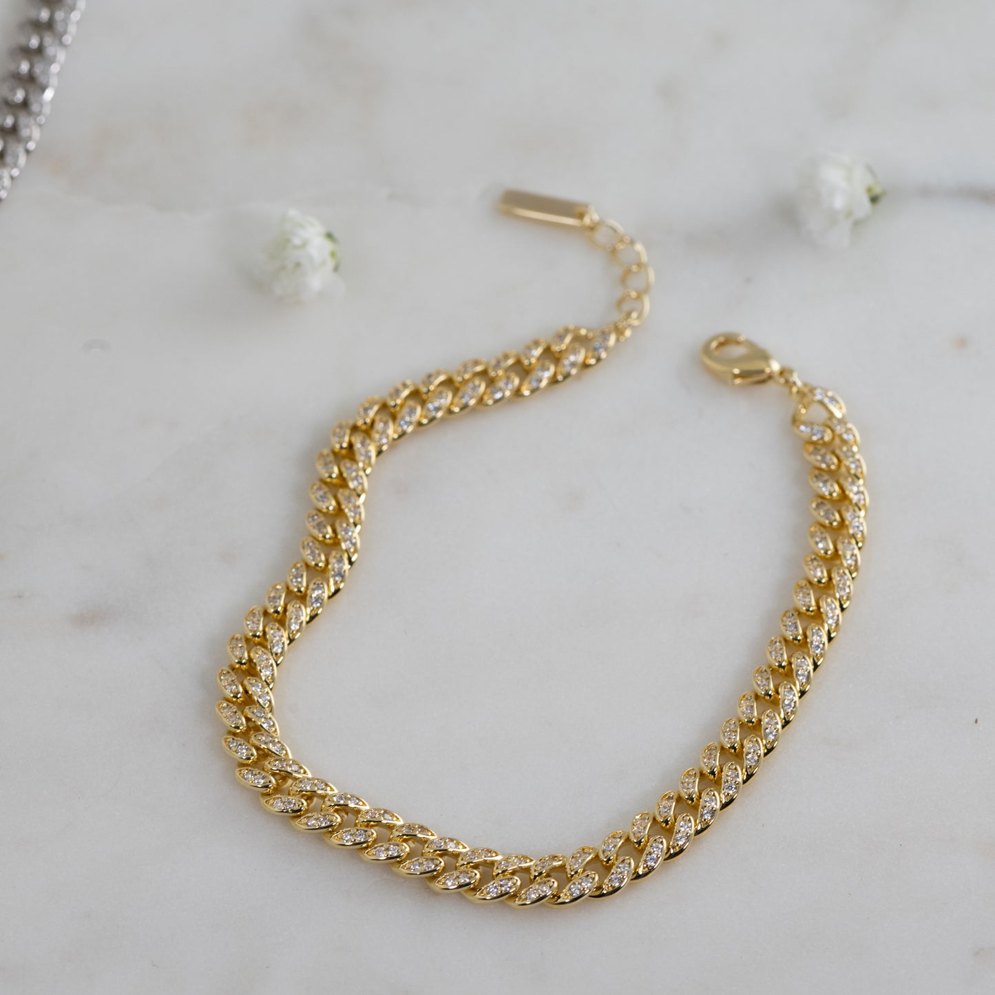 Pavé Chain Link Bracelet