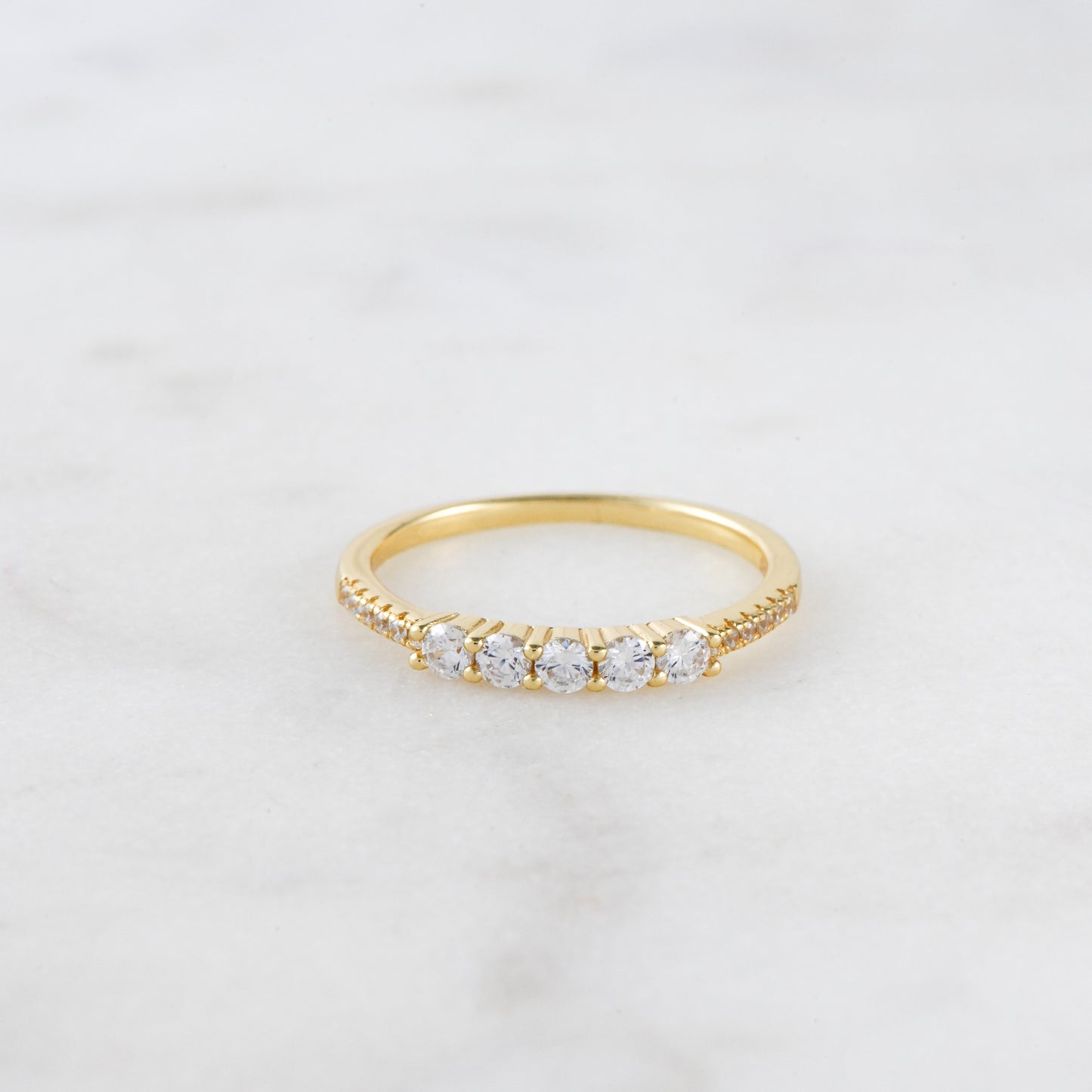 5 Stone CZ Ring