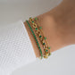 Emerald Chain Tennis Bracelet