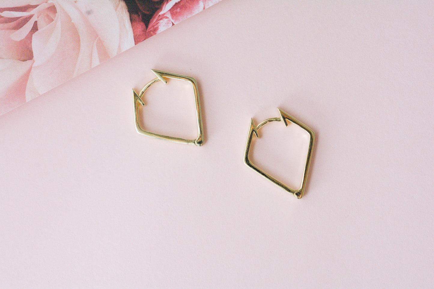 Geometric Hoop Earrings