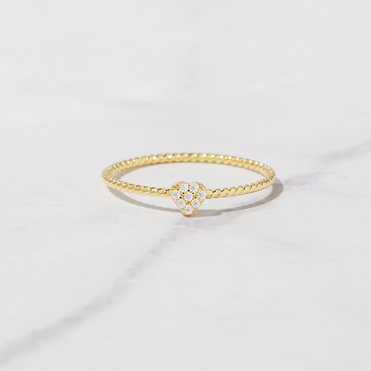 Dainty Heart Ring