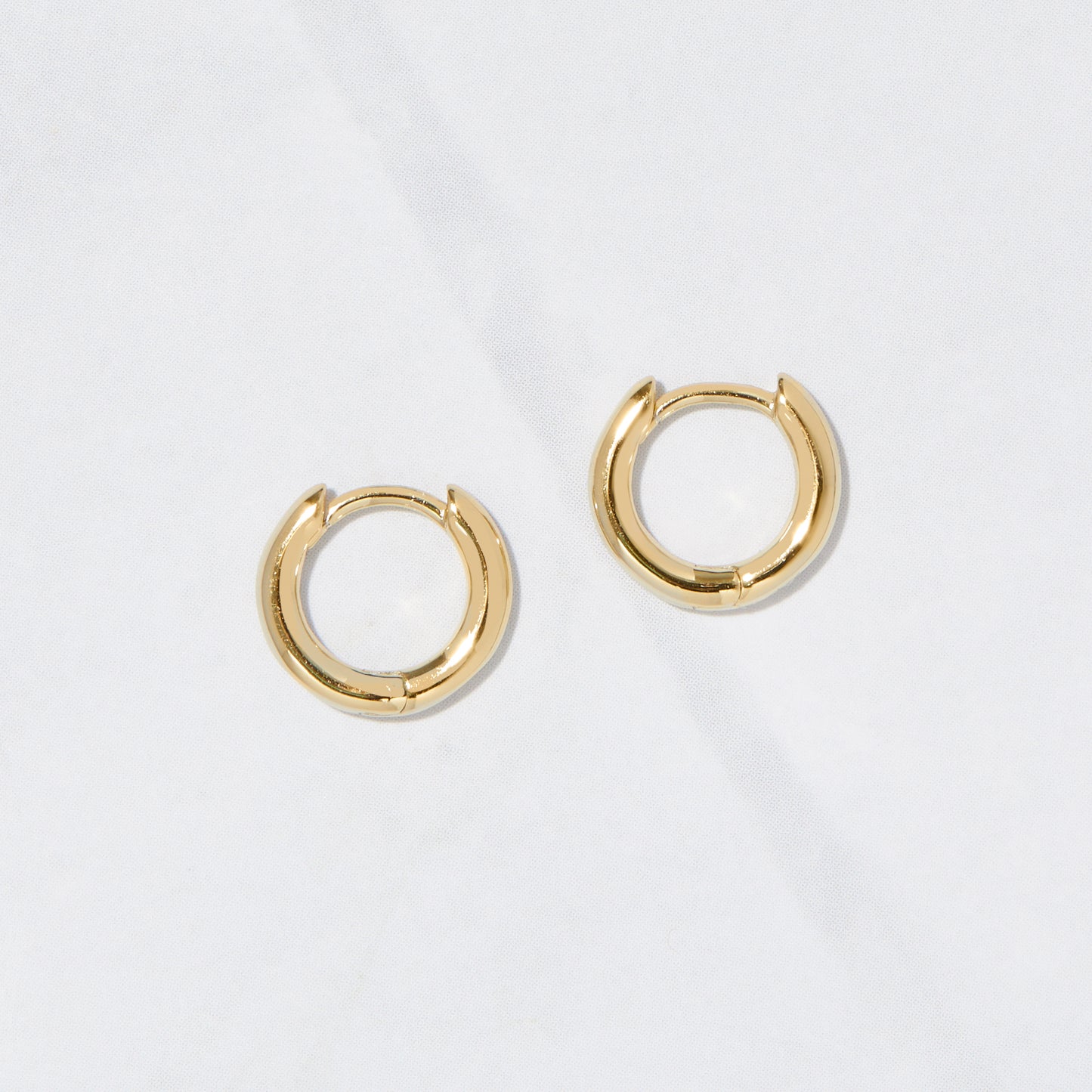 Simple Huggie Hoops
