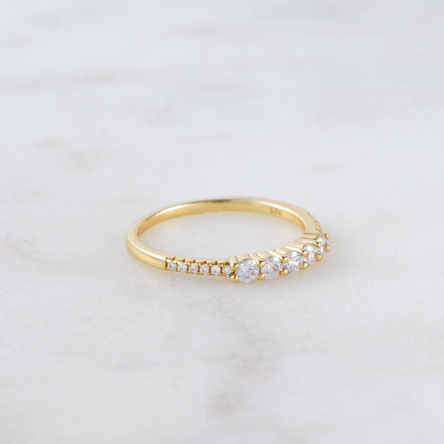 5 Stone CZ Ring