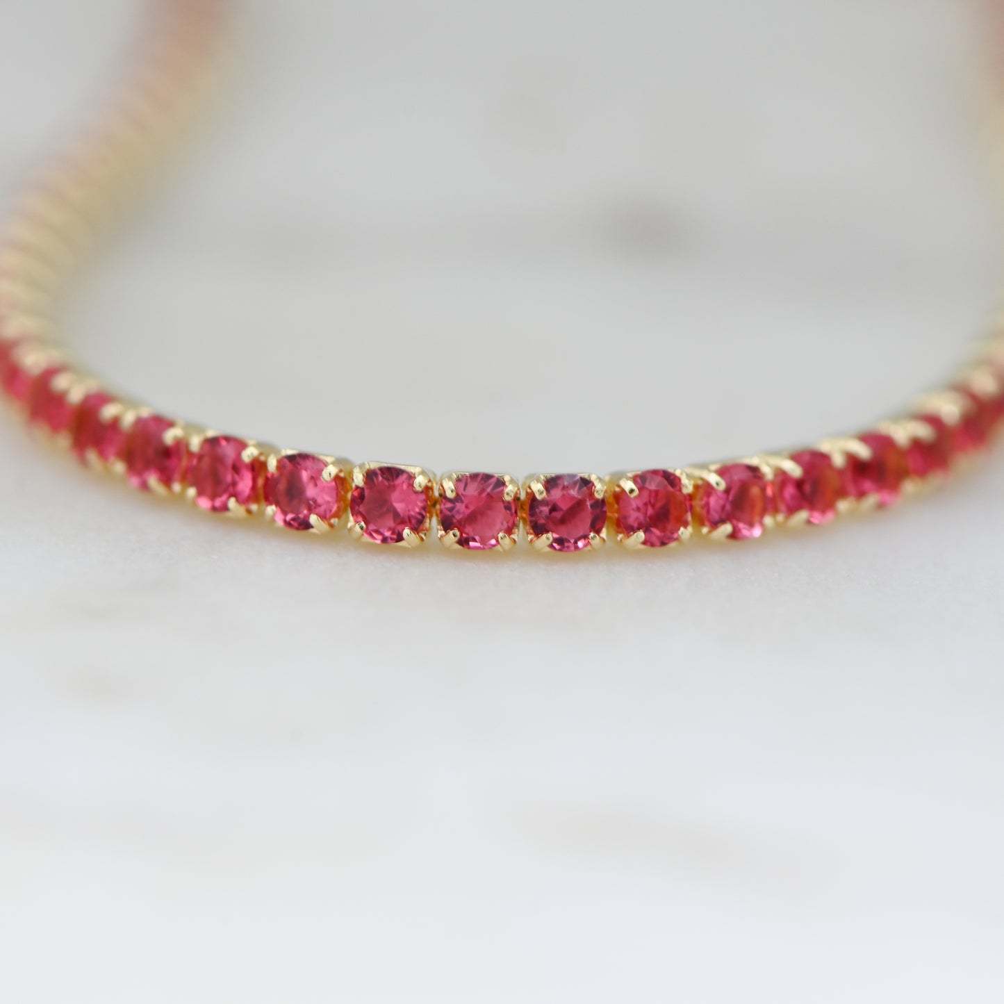 Ruby Tennis Bracelet