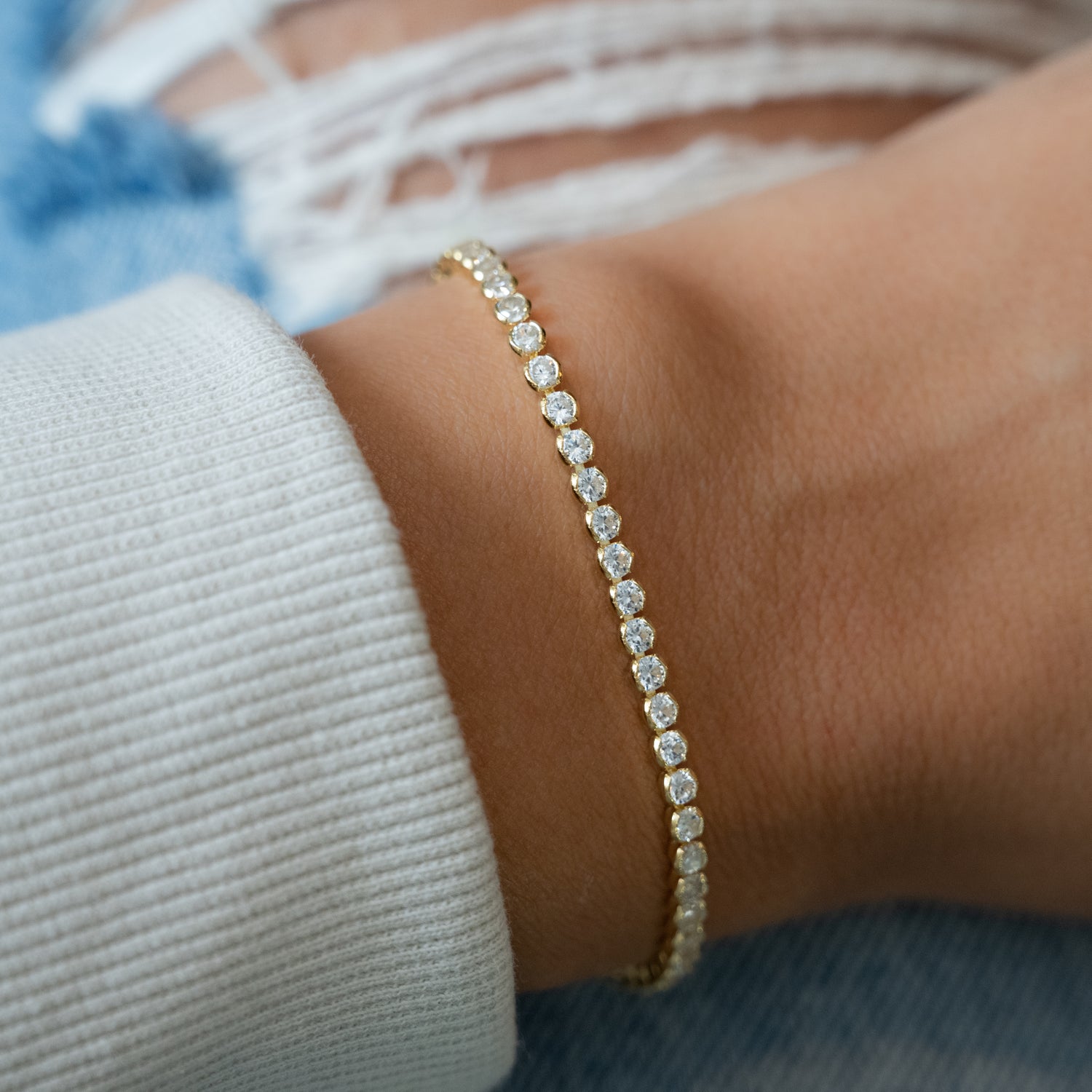 Diamond Tennis Bracelet from Sami Jewels