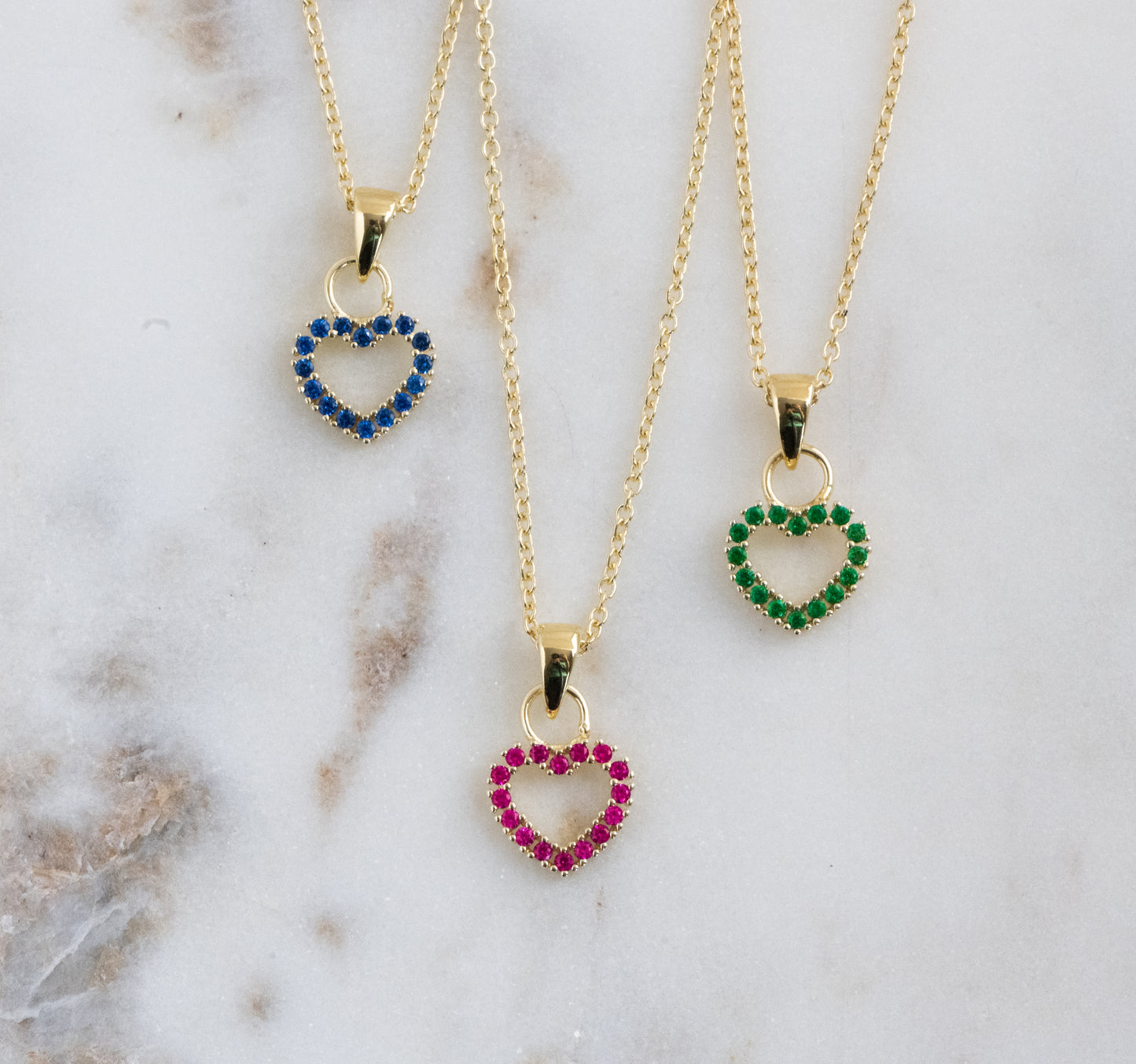 Emerald Heart Necklace