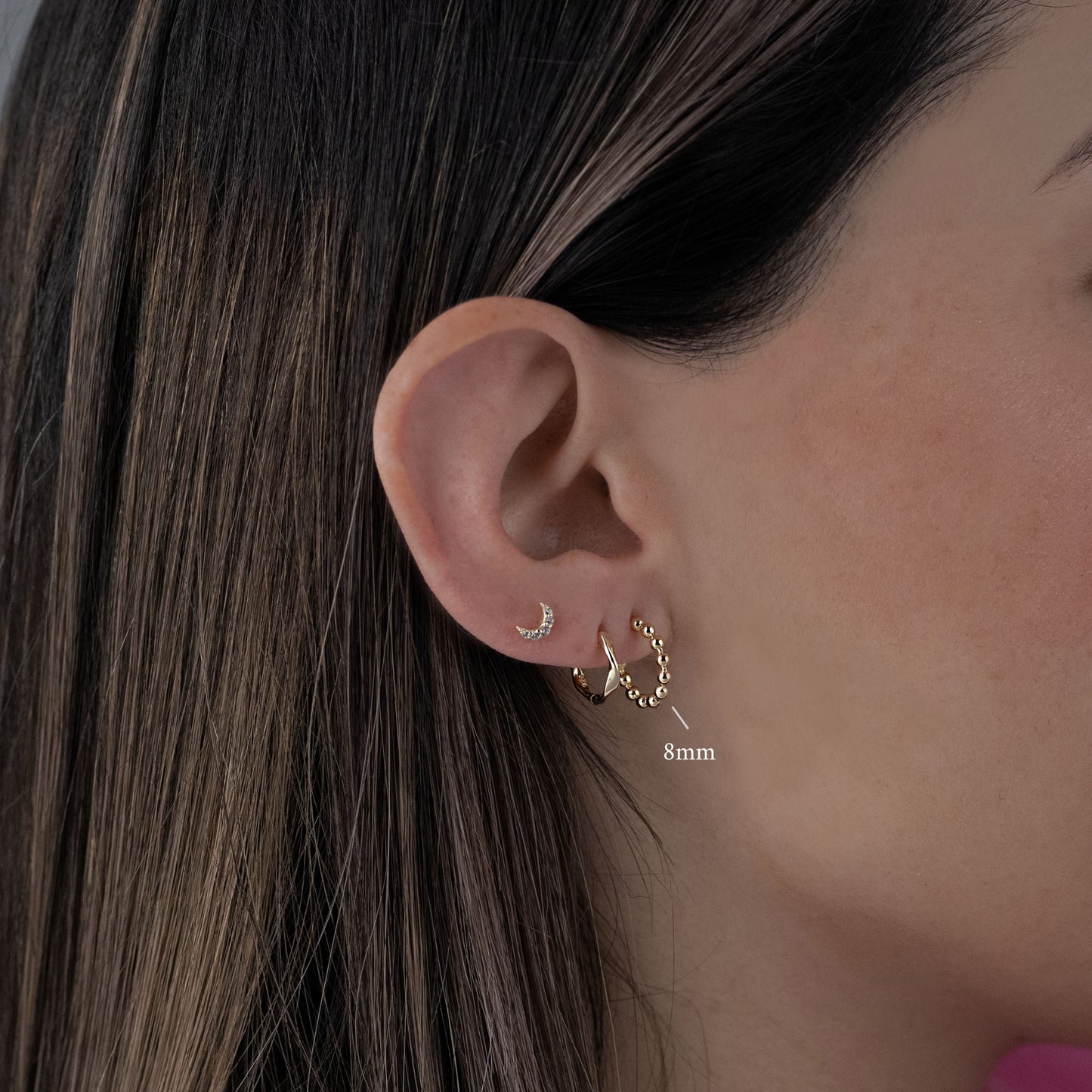 Beaded Hoop Earrings