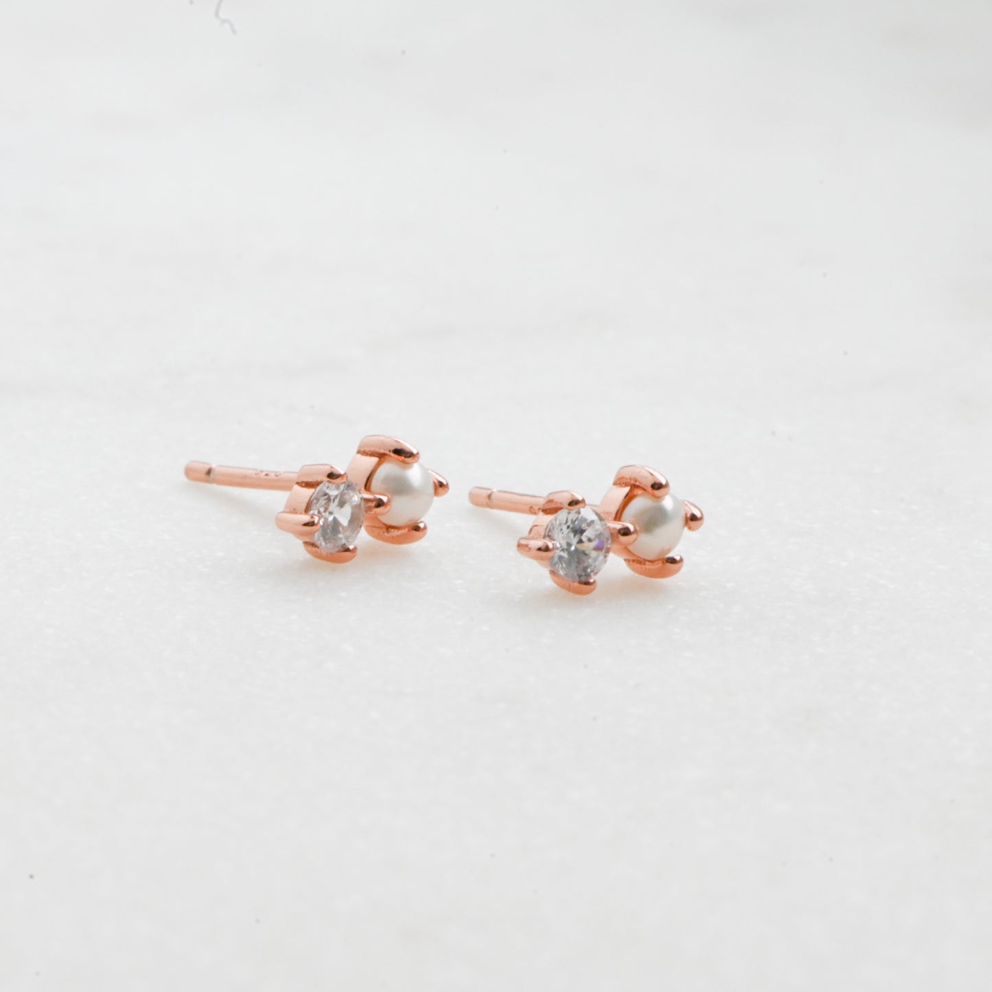 Pearl & CZ Stud