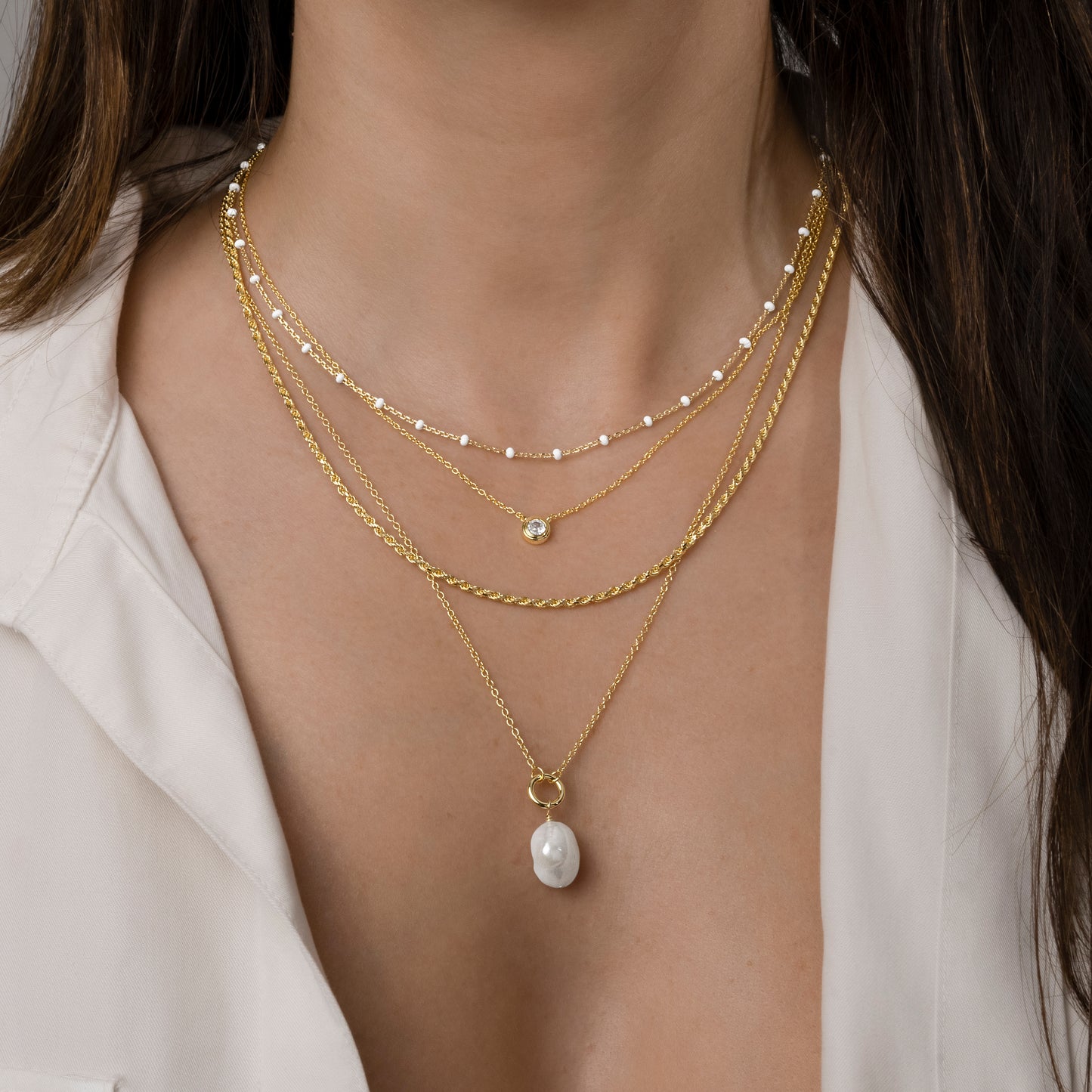 Jessie Freshwater Pearl Pendant Necklace