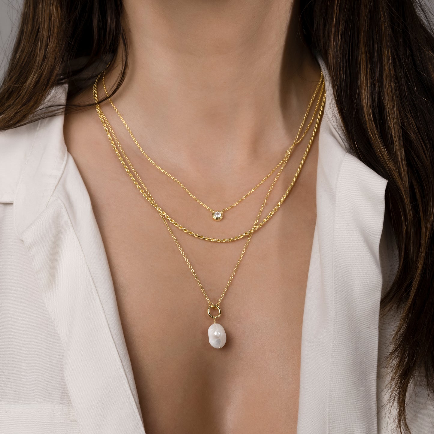 Jessie Freshwater Pearl Pendant Necklace
