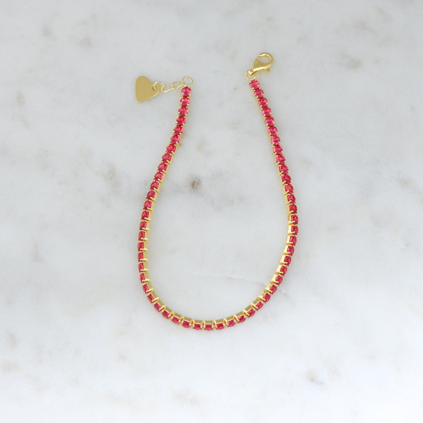 Ruby Tennis Bracelet