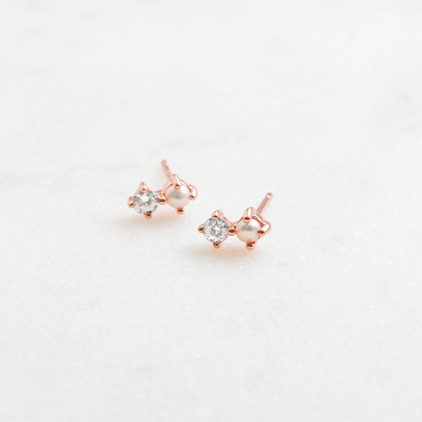 Pearl & CZ Stud