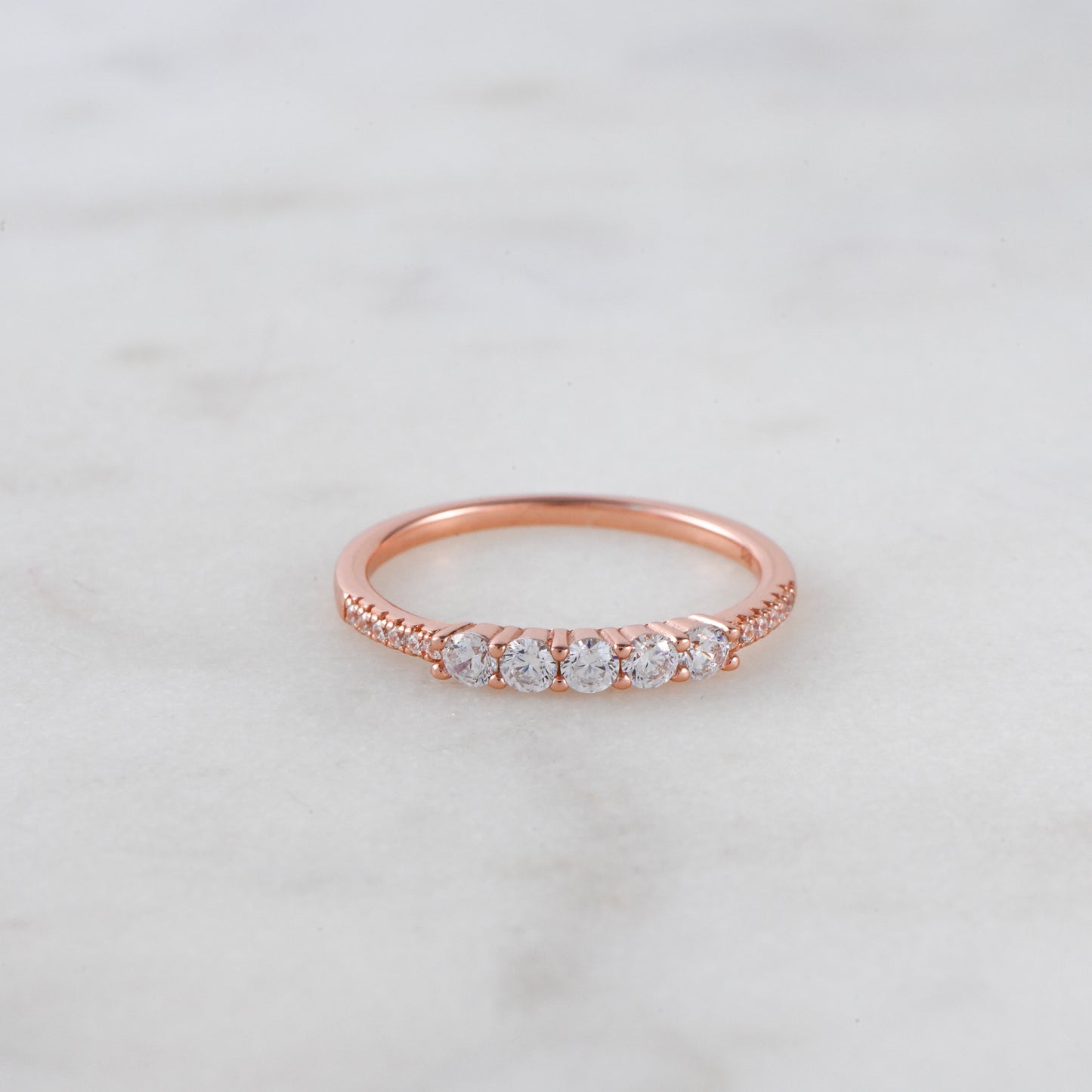 5 Stone CZ Ring