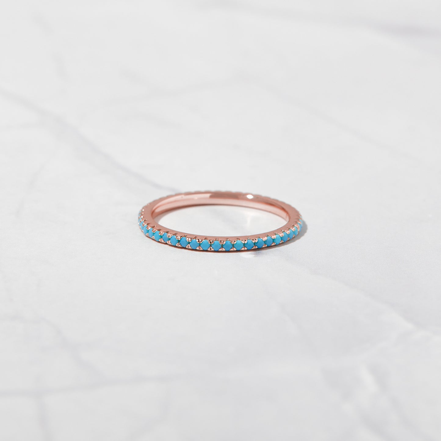 Turquoise Eternity Ring