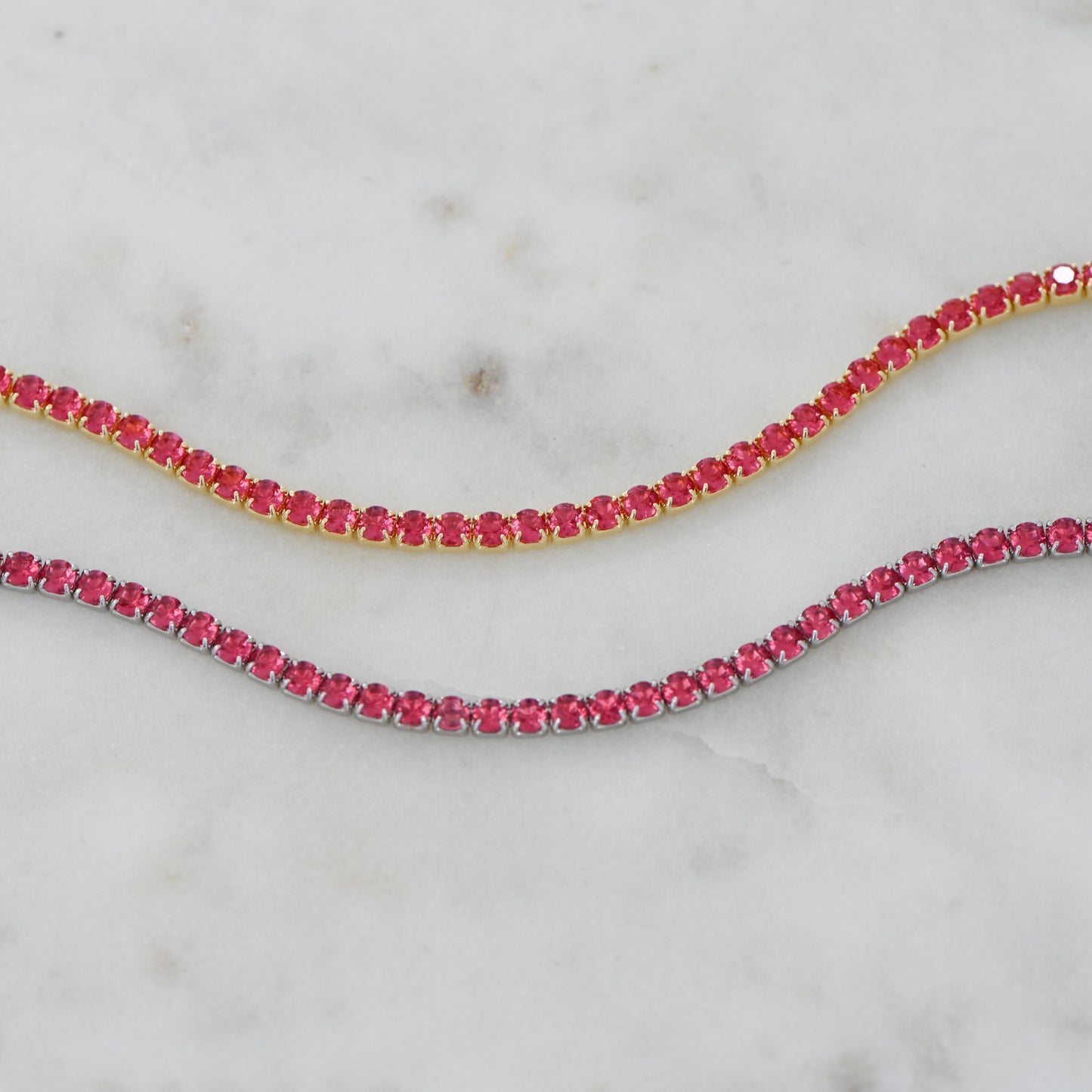 Ruby Tennis Bracelet