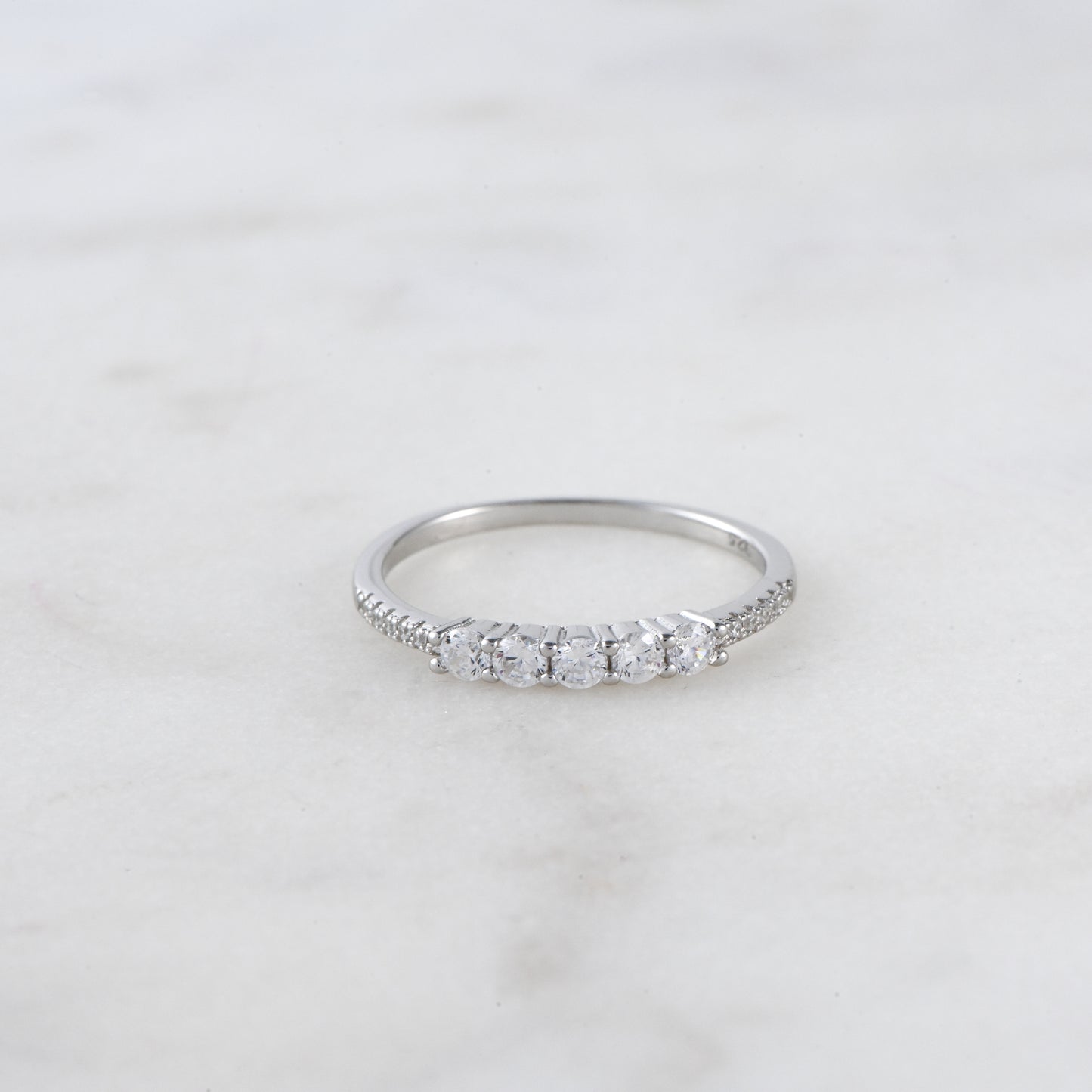 5 Stone CZ Ring