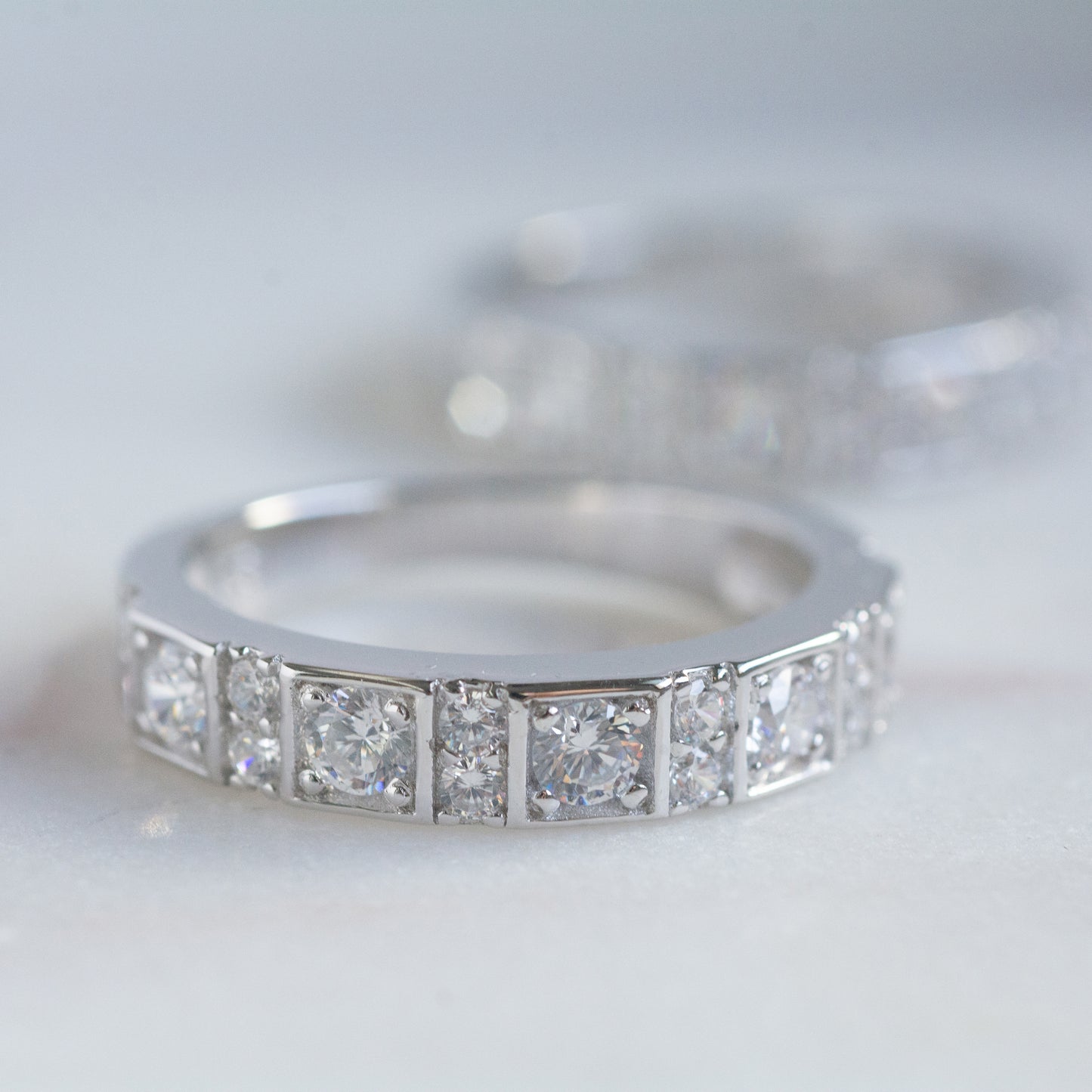 Large and Small CZ Ring